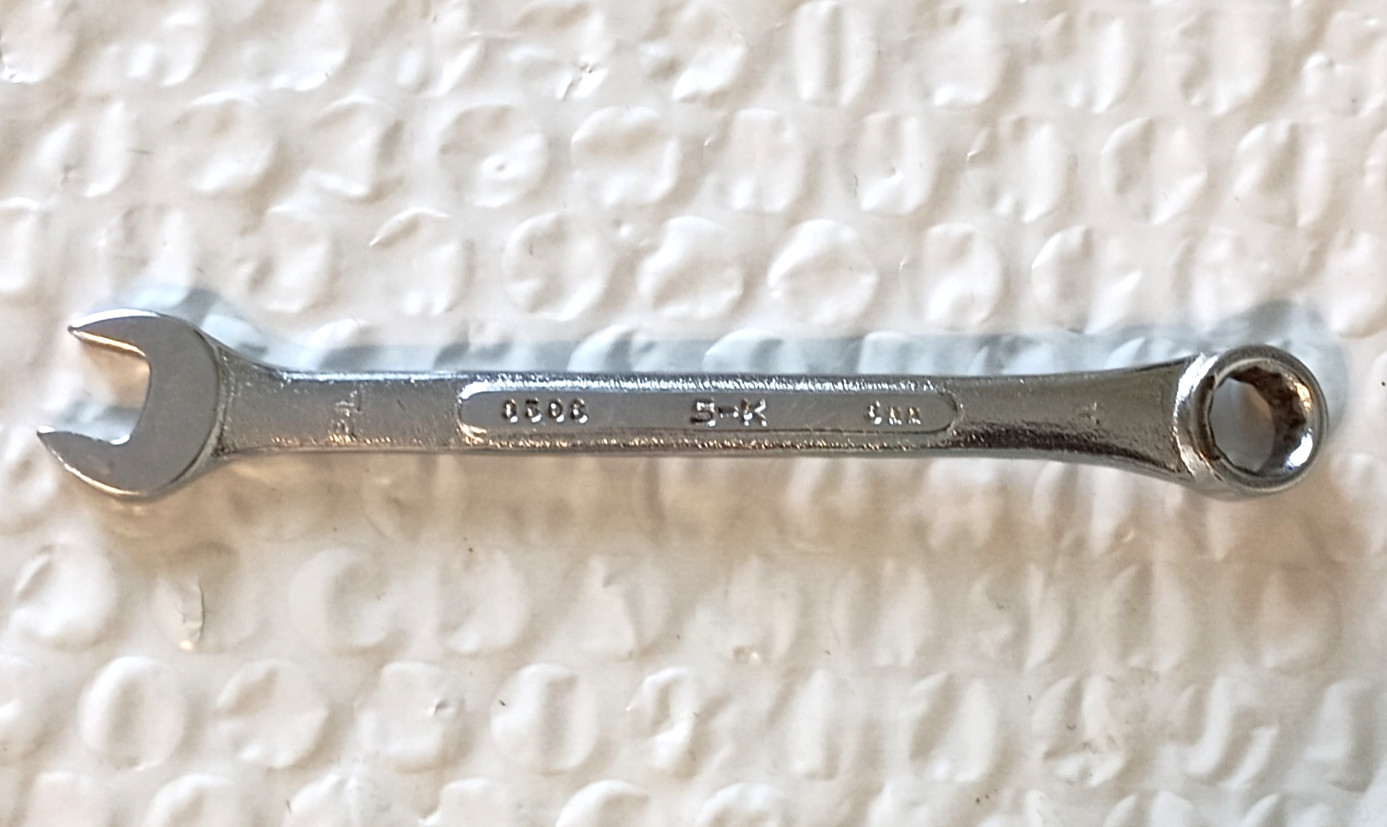 SK TOOLS 8308, 8MM. COMBINATION WRENCH, 4.25″ LONG, 12 POINT.
