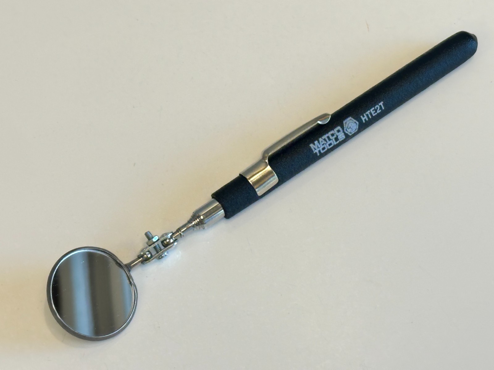 NEW Matco Tools HTE2T Telescoping Inspection Adjustable Mirror w/ Pocket Clip