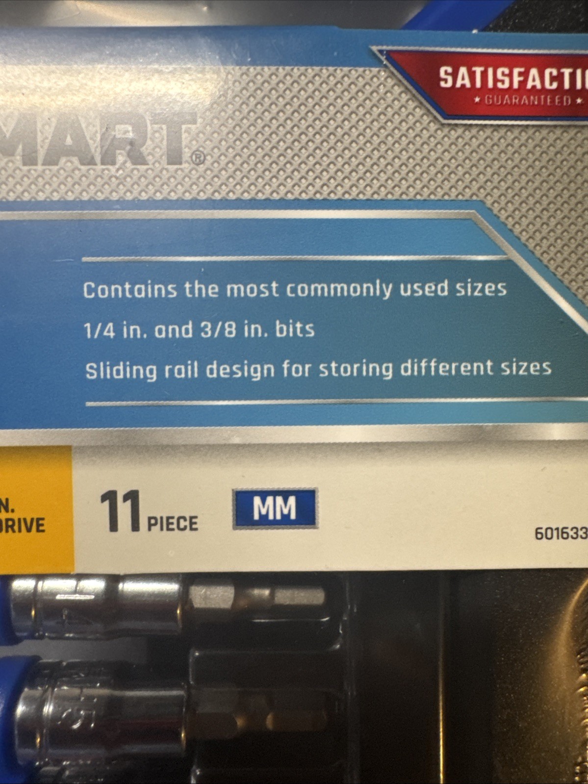 Job smart 11pc Metric Hex Bit Socket 1/4in & 3/8in Bits