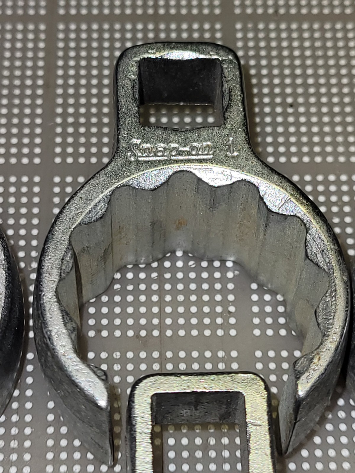 8 Pc. SNAP-ON 3/8″ Dr. 12 Pt Flank Drive Deep Flare Nut Crow Foot Wrench Set