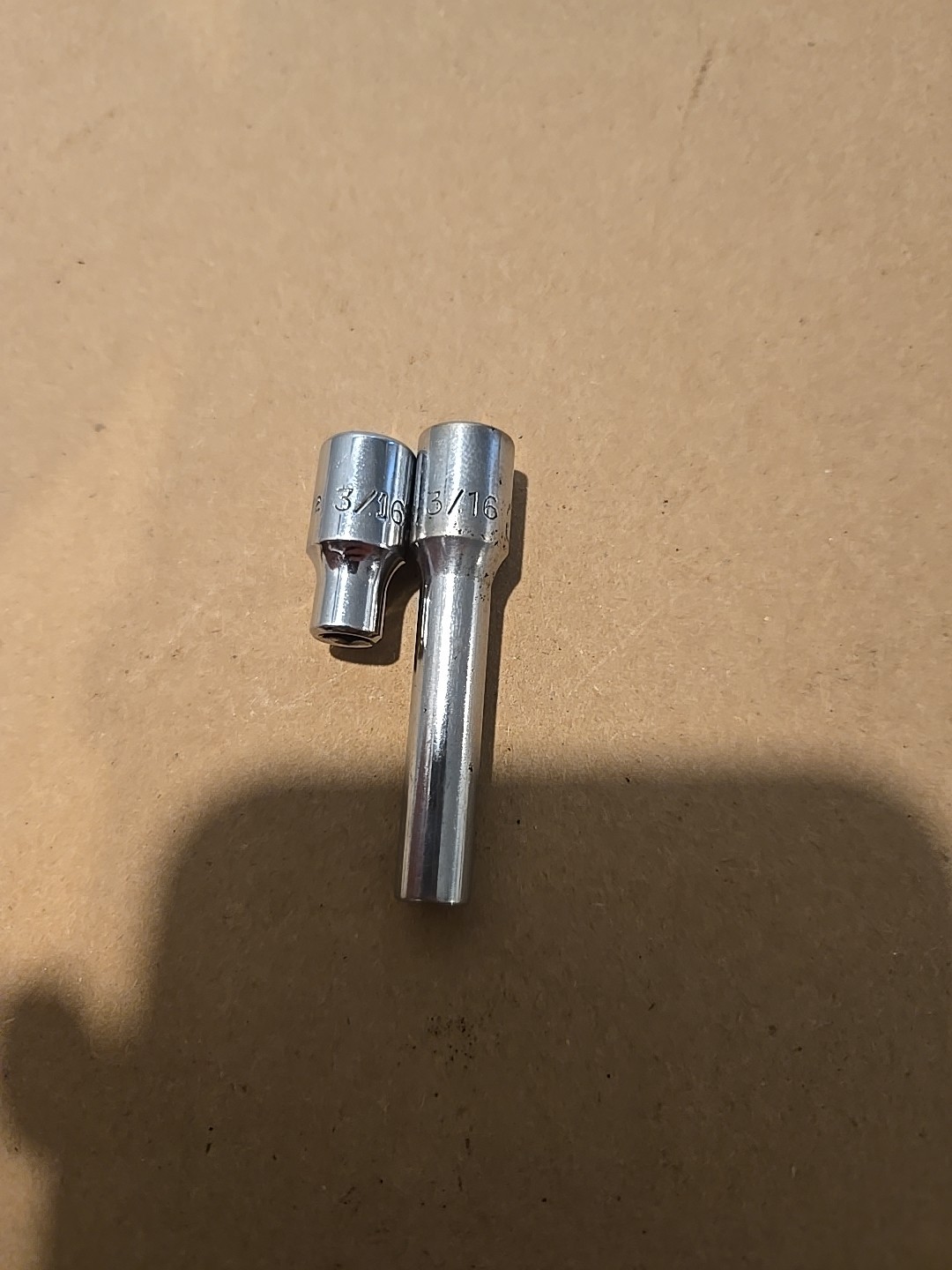 Mac Tools 1/4″ Drive 3/16″ 6PT SAE Shallow Deep Chrome Sockets USA M66R,MD66R