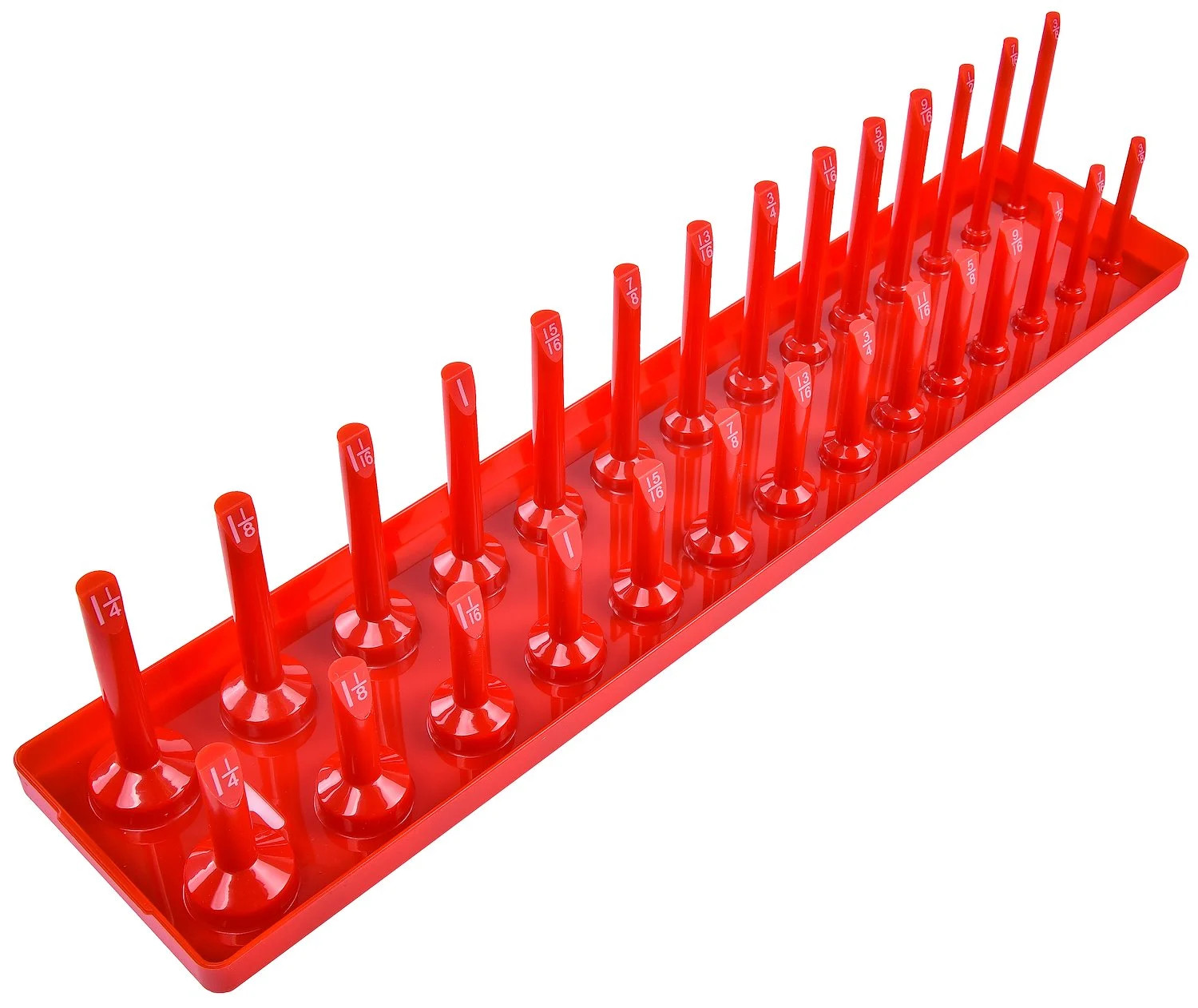 JEGS 85068 Socket Organizer 1/2 in. Drive SAE 3/8 in. – 1 1/4 in. Fitment Holds