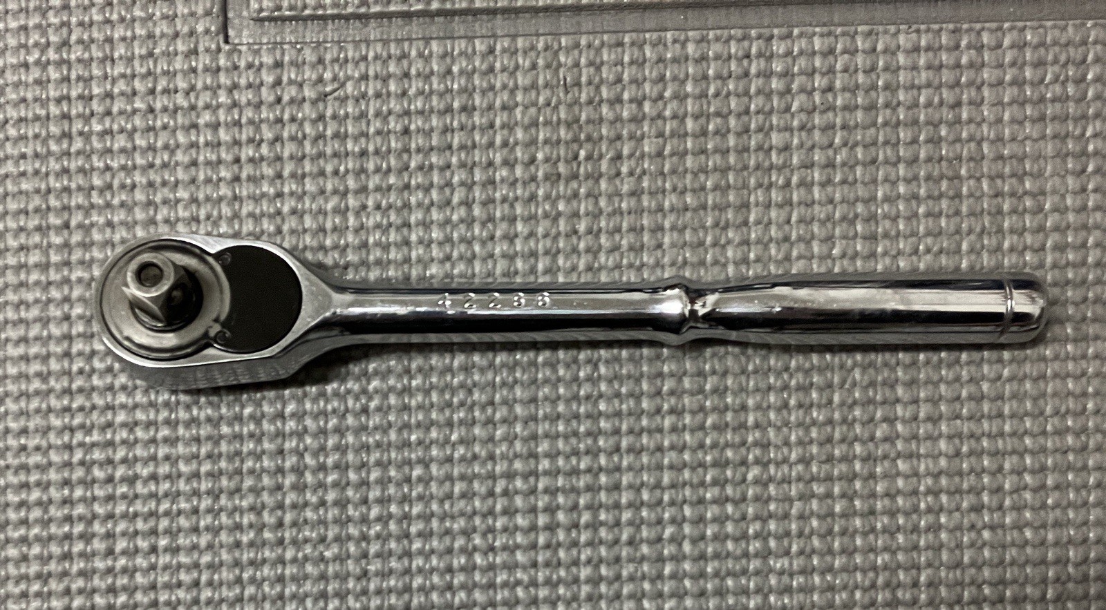 Rare Sears Craftsman Canada 3/8” Drive Quick Release Full Polish Ratchet 42286