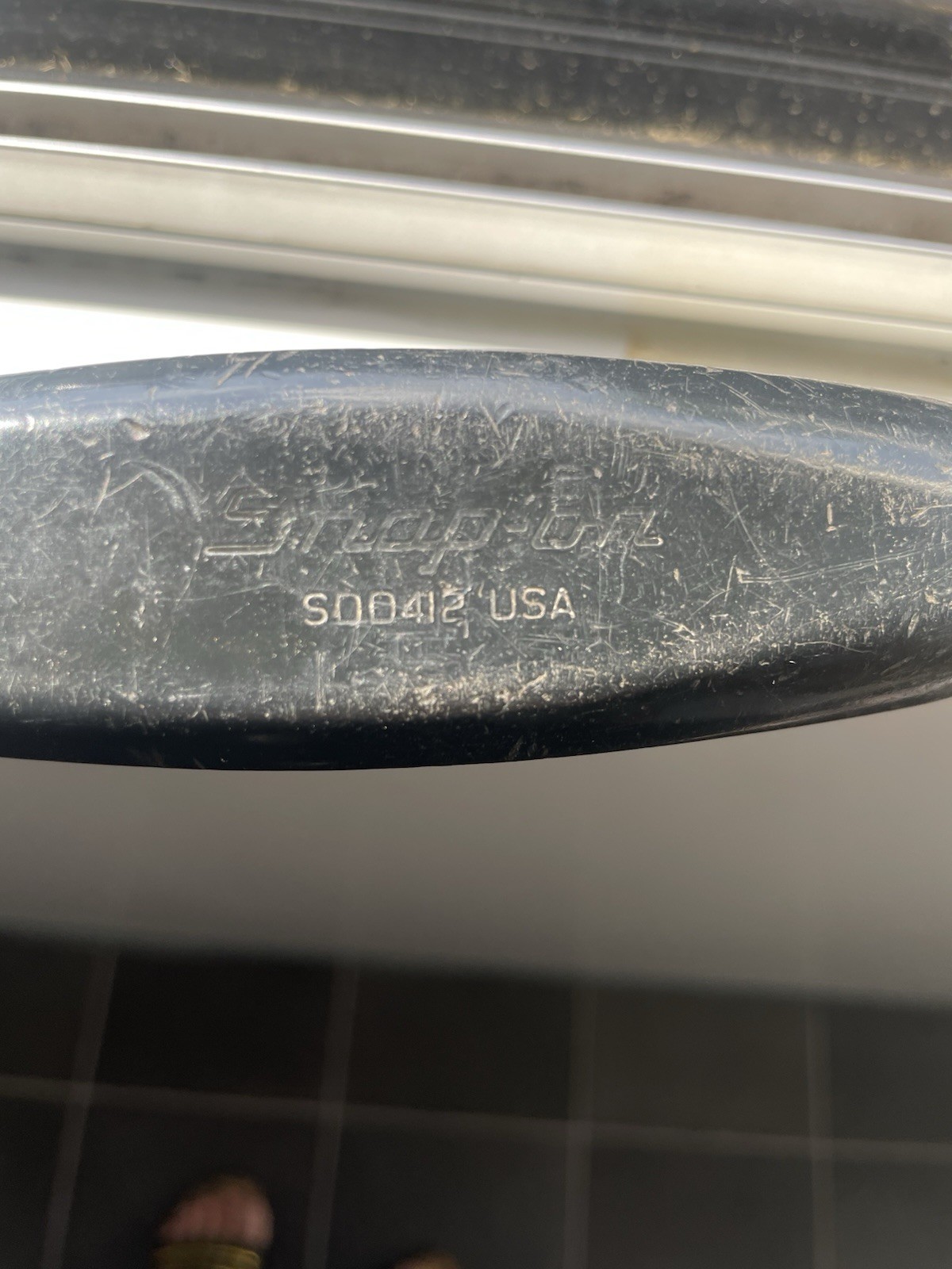 SNAP ON SDD412 18-3/8″ FLAT HEAD BLACK HANDLE SCREWDRIVER