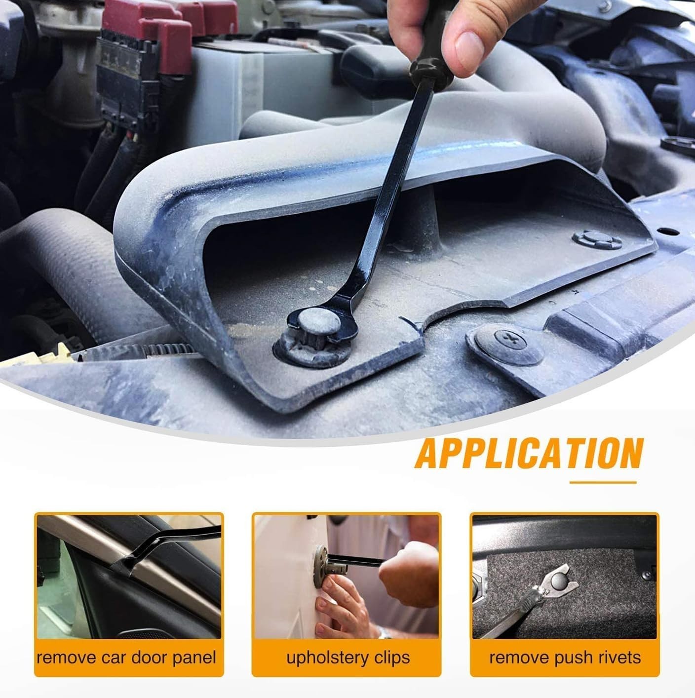 5 PCS Nylon Auto Trim Removal Tool Kit No-Scratch Removal Tool Kit for Car Cl…