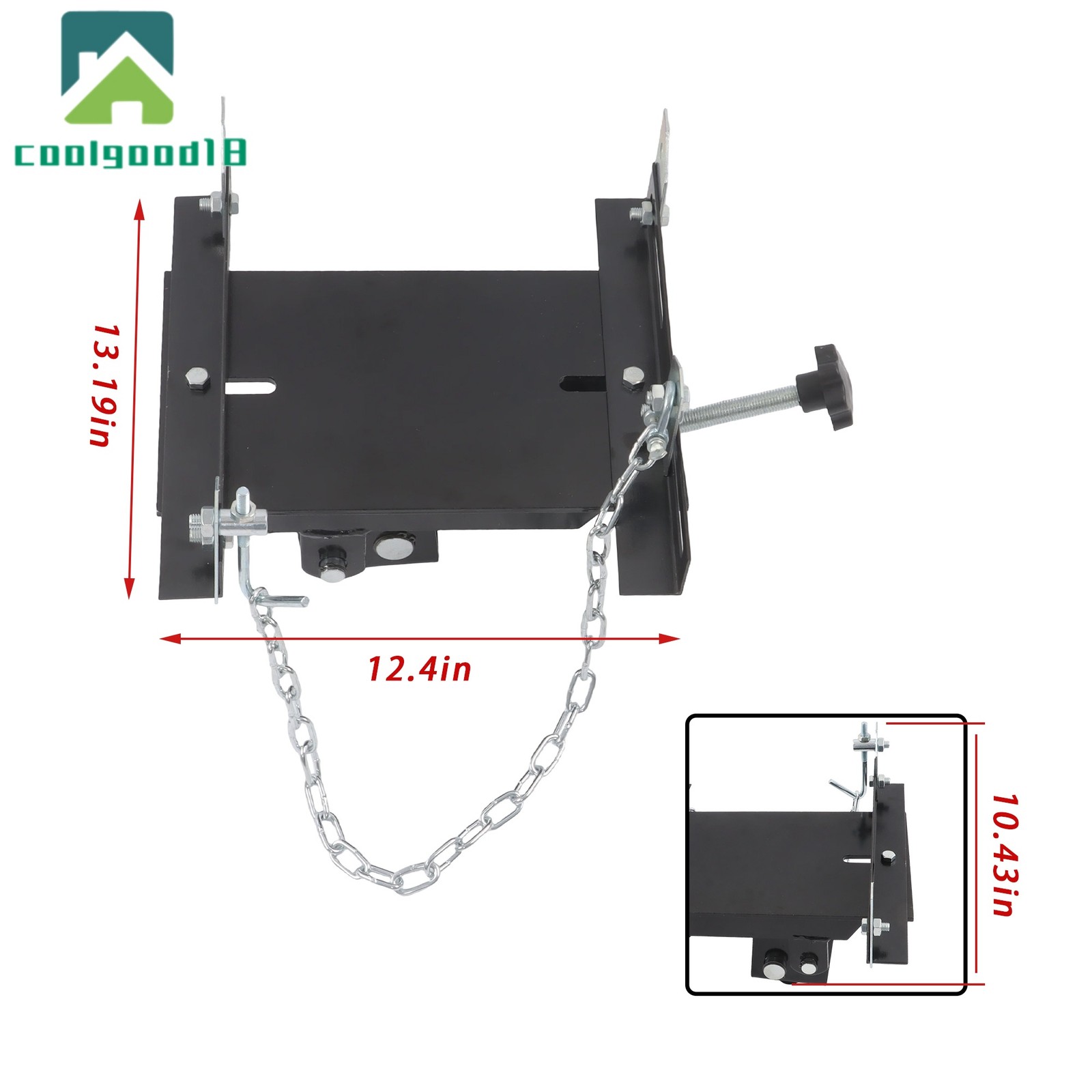 Transmission Floor Jack Adapter for Vehicle Repairs 1/2 ton 1100lbs