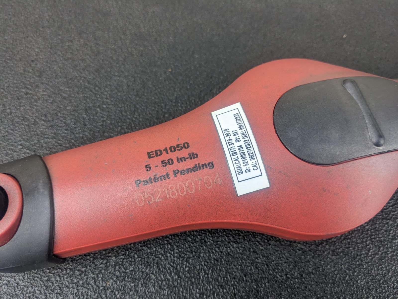 #bn129 Snap On Tools ED1050 Digital Torque Wrench 1/4 Drive, 50in lbs