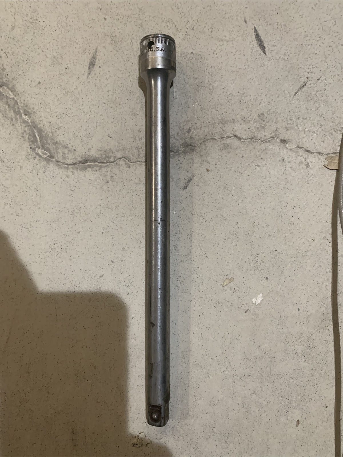 SNAP-ON 1/2″ DRIVE 10” SOCKET EXTENSION, CHROME FINISH,