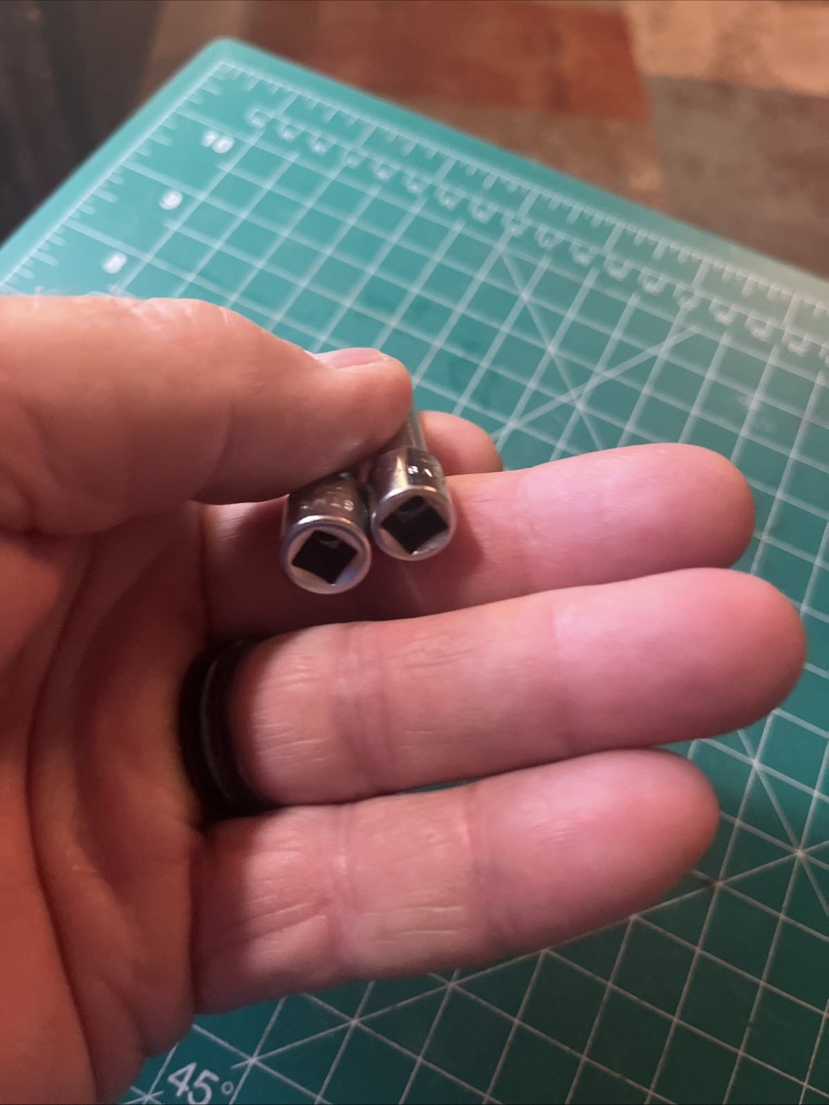 Snap-On 1/4 inch Dr. 6 & 12 pt. Deep Well Sockets