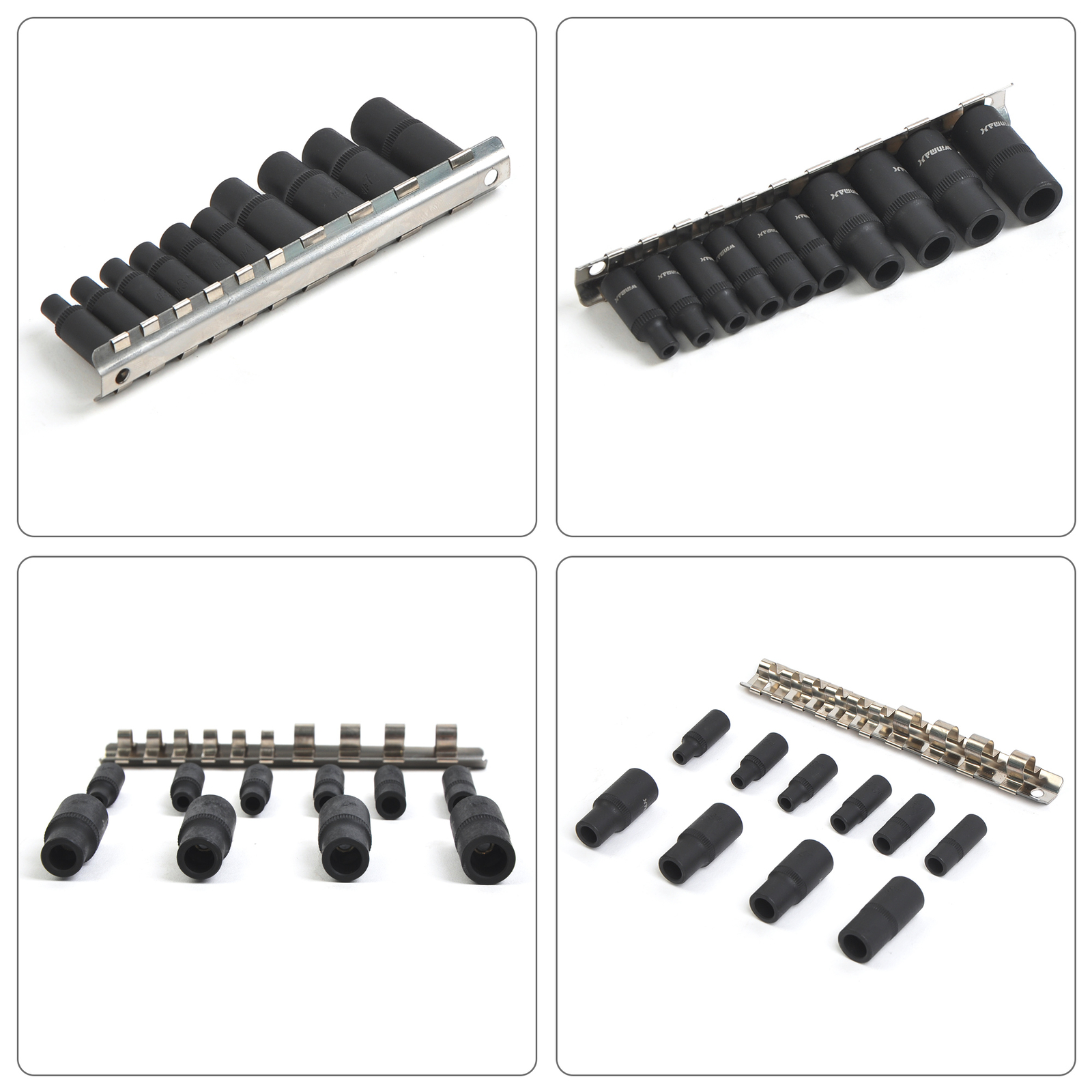 1/4″ 3/8″Dr 10pc Tap Socket Set Magnetic Tap Holders Kit Set Thread Cutting Tool