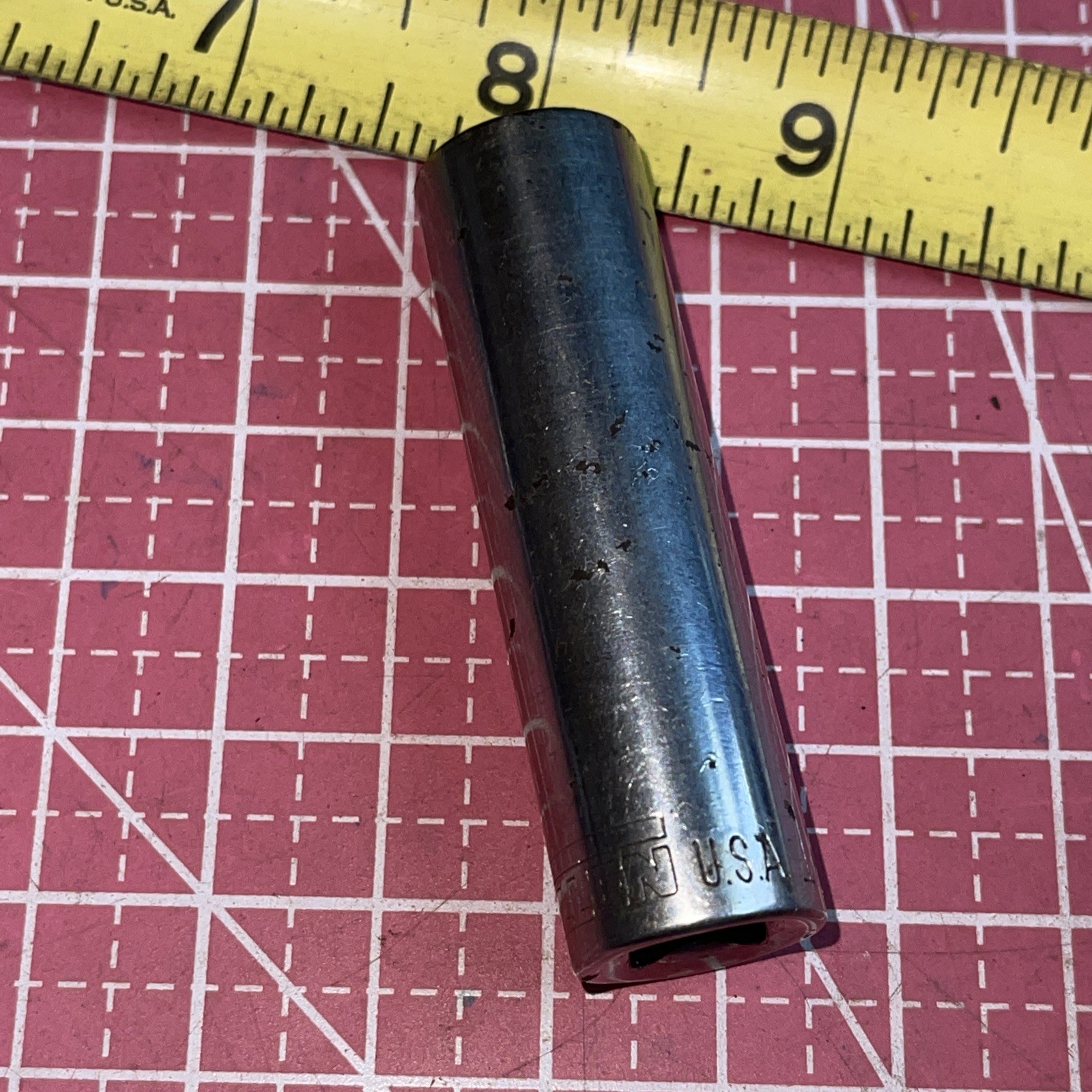 Vintage Allen USA 11260 1/2 In SAE 3/8 Drive 12 Point Deep socket 1/2” 3/8”