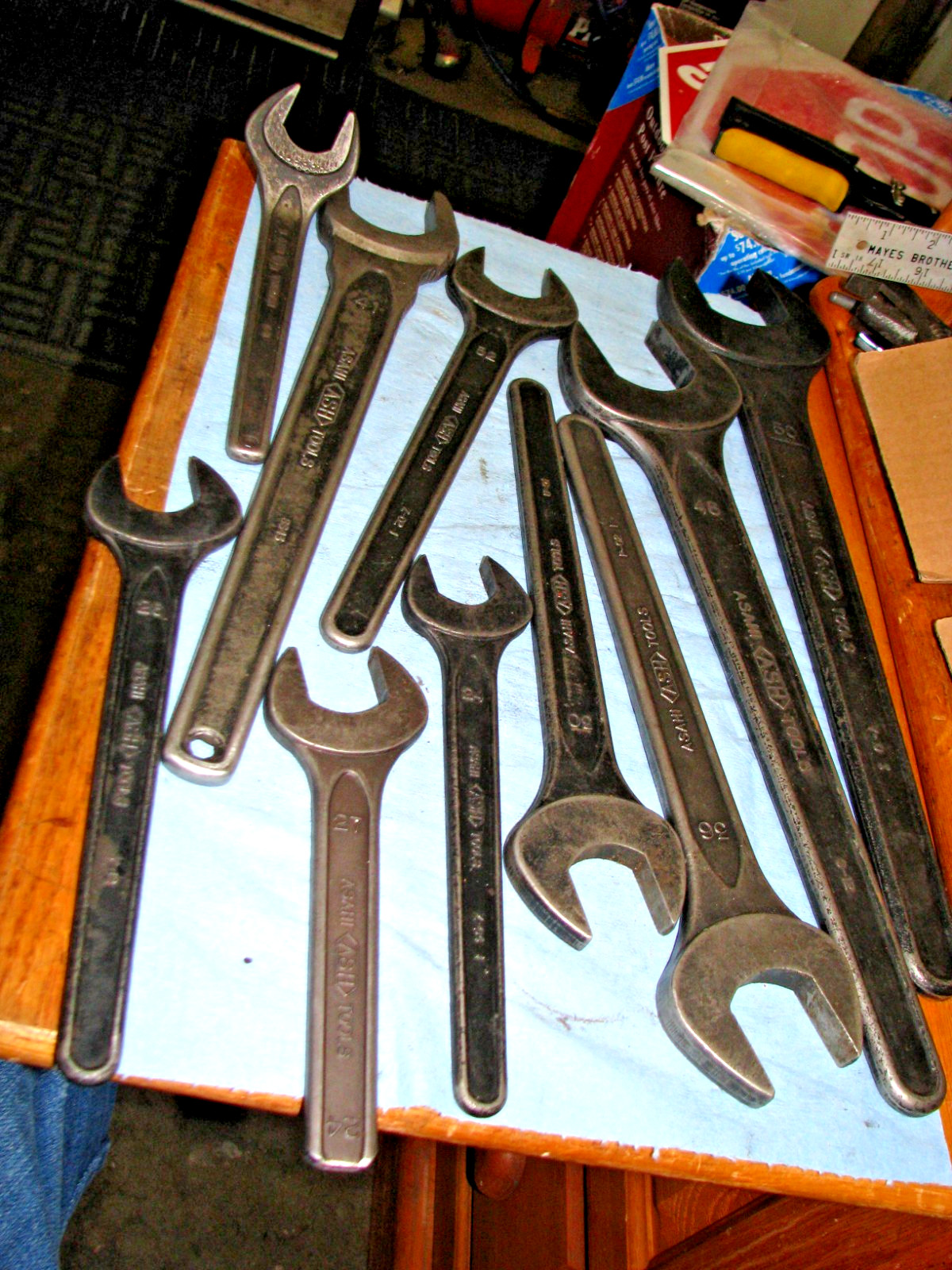 Large Metric Wrench lot 24mm-50mm Hydraulic Heavy equipment