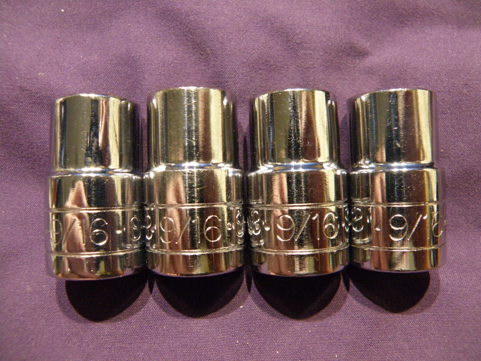 S-K 1/2″ Drive, 6 Point, 9/16 Shallow Socket. 40118 Exc. Condition. $8.00 ea.