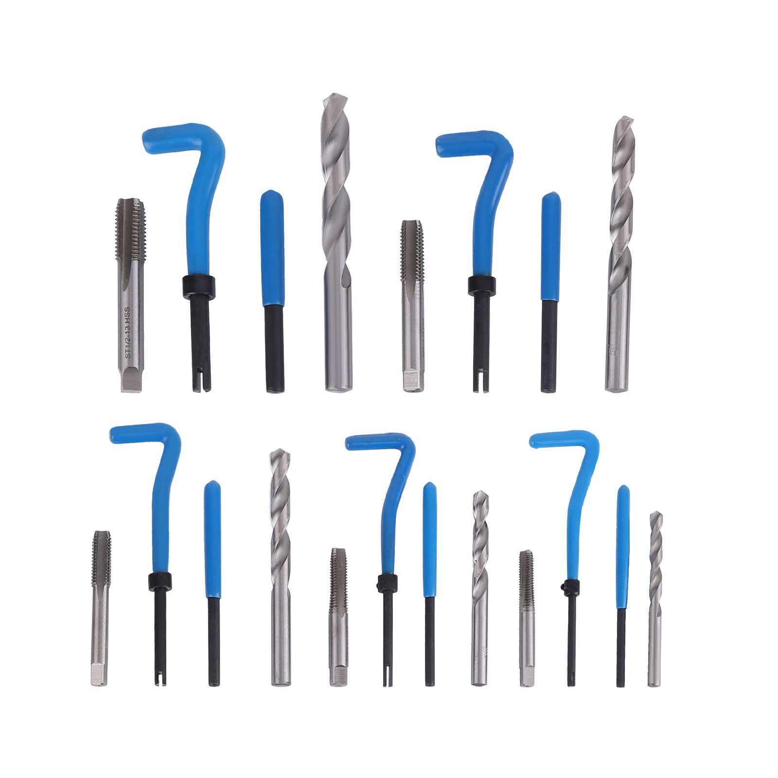 320X Helicoil Thread Repair Kit 320-Piece SAE and Metric Rethreading Tool Kit
