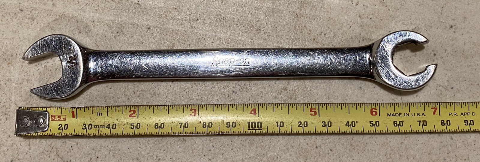 SNAP-ON RXS16 6-Point 1/2″ Open End/Flare Nut Wrench 6-7/8» Long