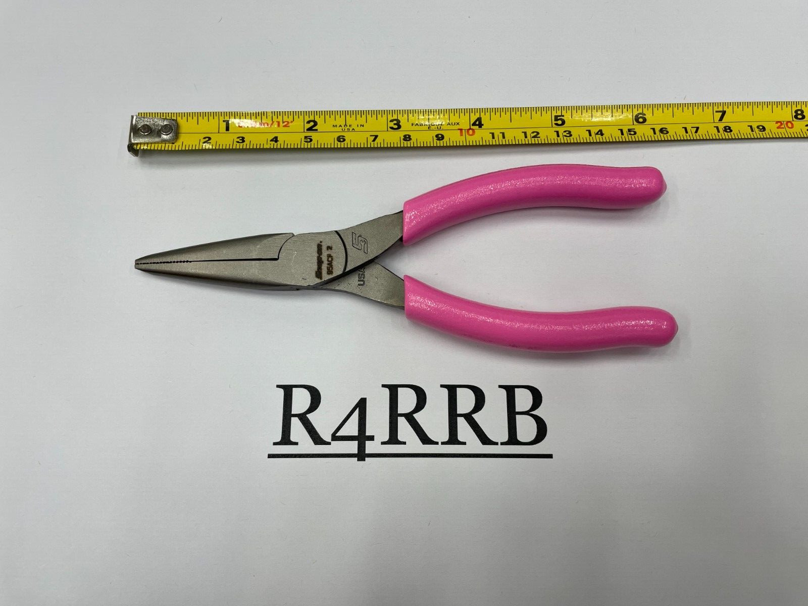 Snap-on Tools USA NEW PINK Soft Grip 6″ Talon Grip Needle Nose Pliers 95ACFP