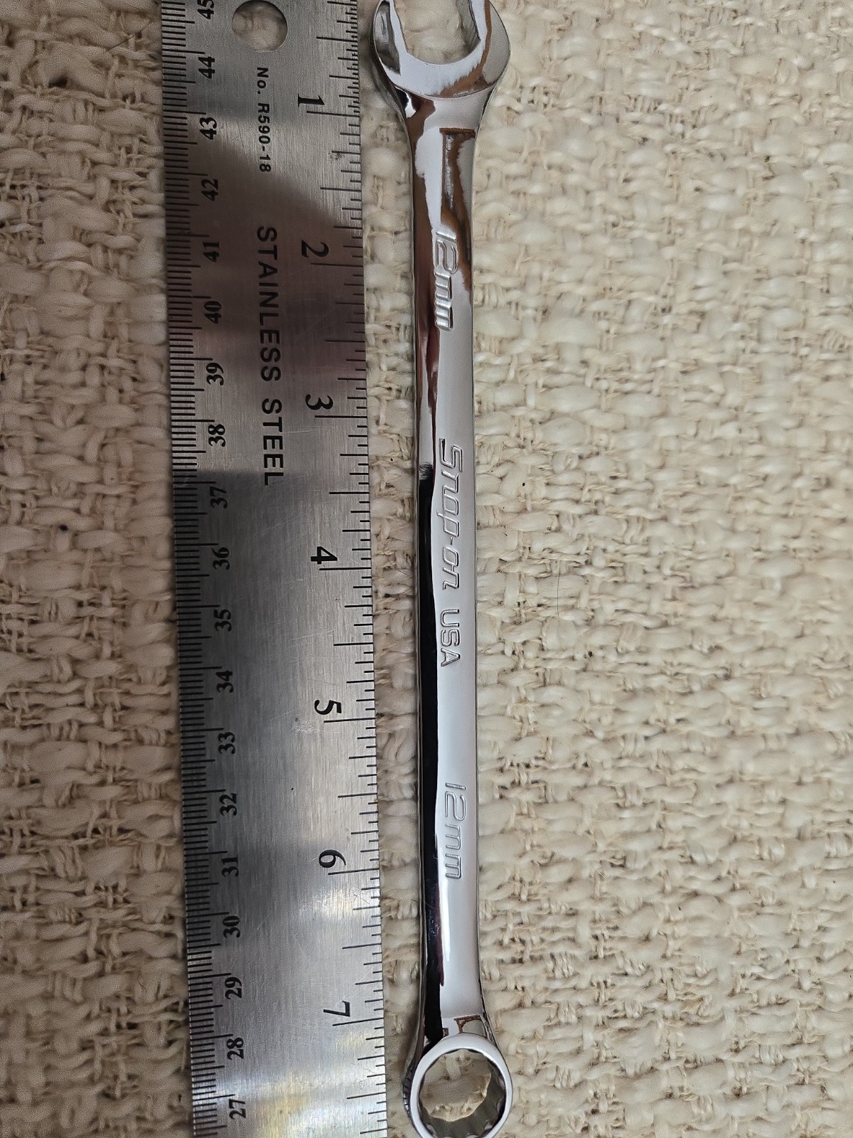Snap-On SOEXM12 – 12 mm Metric Flank Drive PLUS Combination Wrench USA