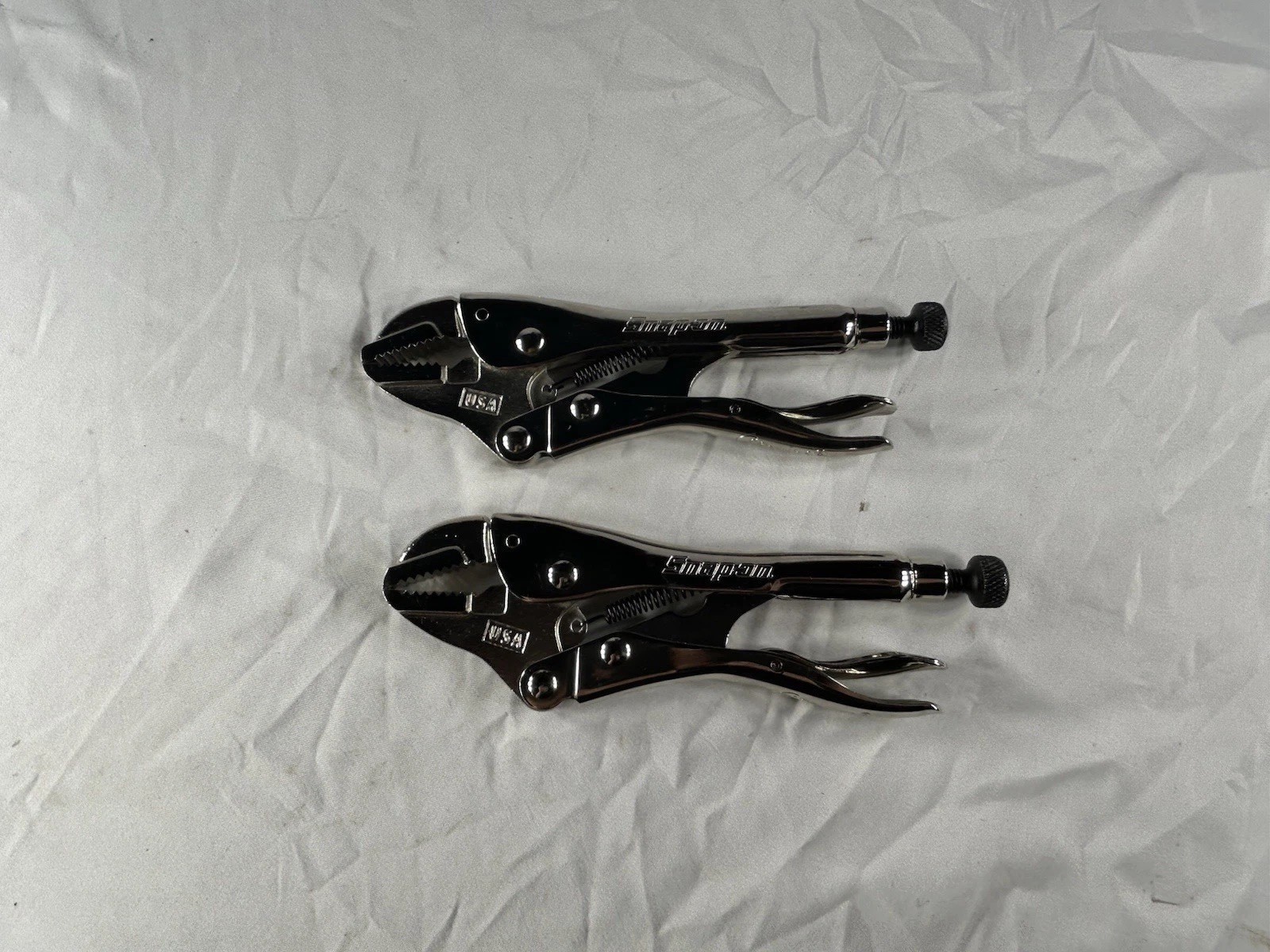 Snap-on 7″ Flat Jaw Locking Pliers LP7F Really Nice 1 PER ORDER