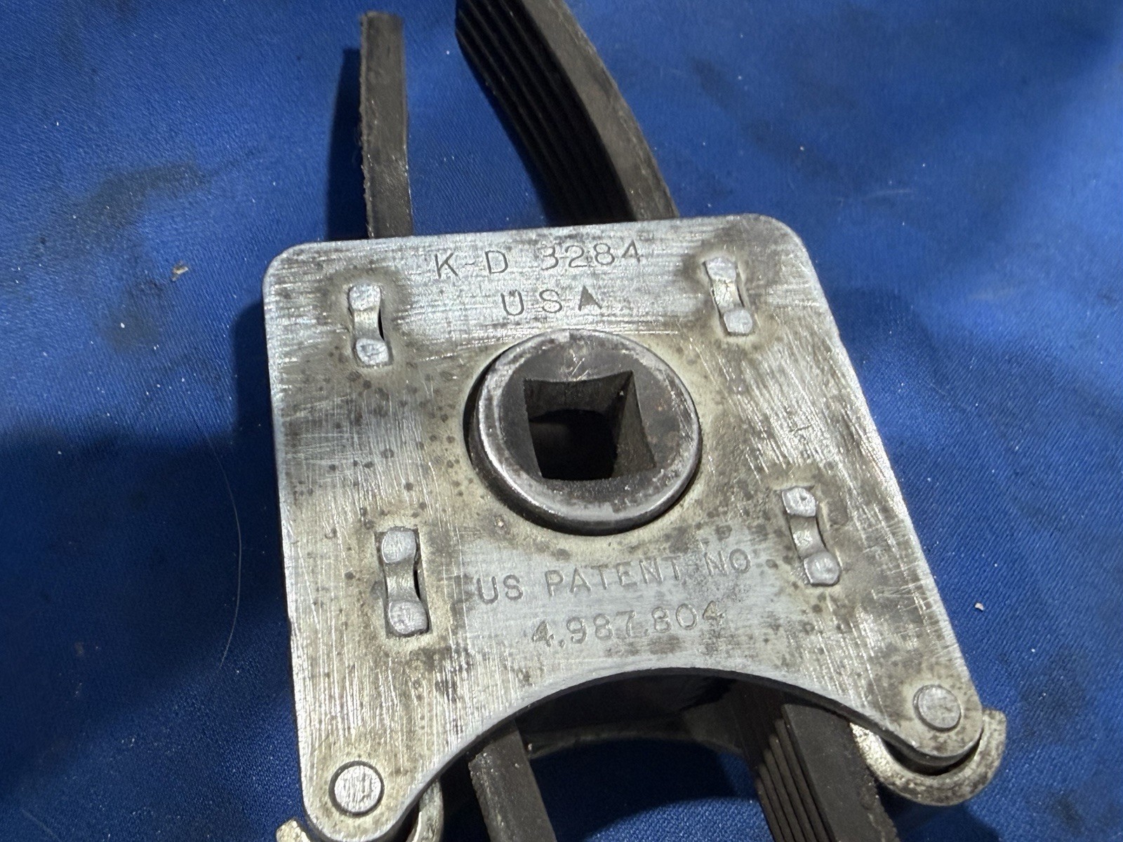 VINTAGE K-D TOOLS 3284 UNI-STRAP 1/2″ DRIVE OIL FILTER BELT STRAP WRENCH USA