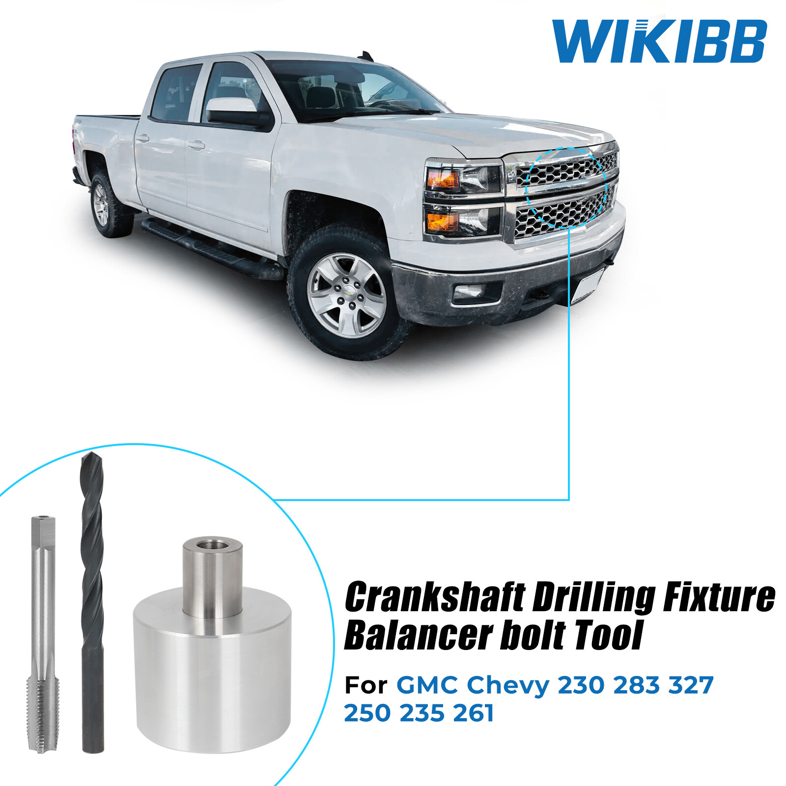 Crankshaft Drilling Fixture Balancer Bolt For Chevy GMC 283 327 250 261 230 235
