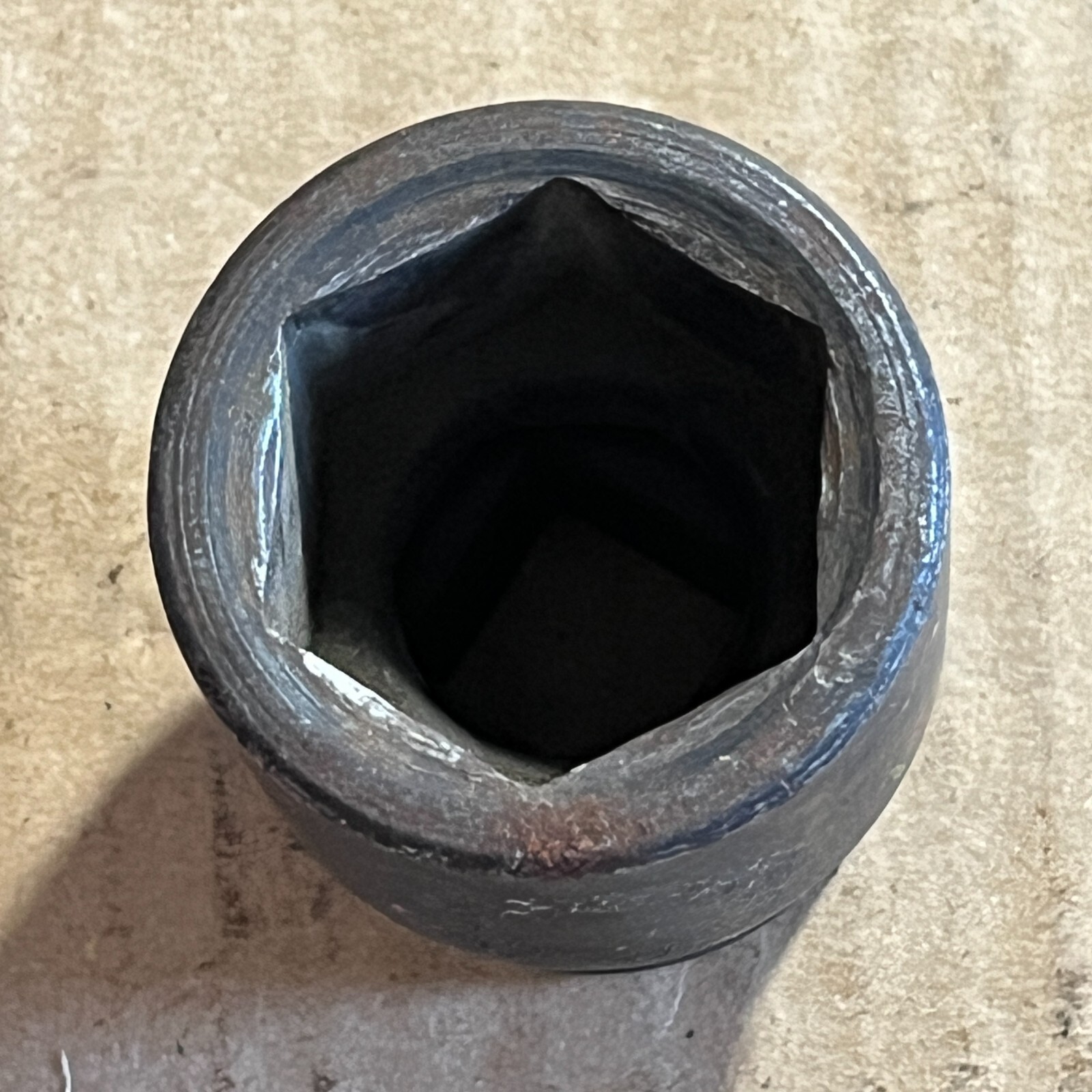 Snap On 5/8″ in Drive 1-1/8″ in Impact Socket 6Pt Shallow IM-361 USA