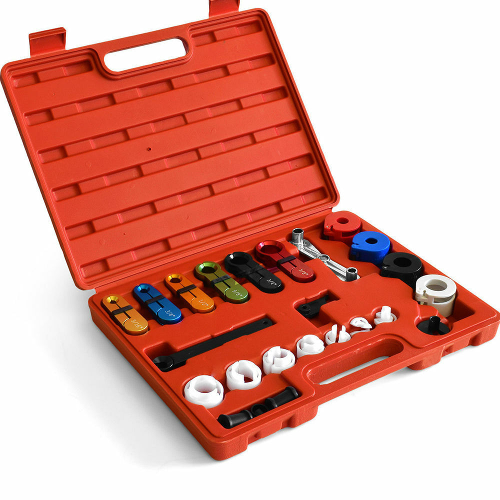 22Pcs Transmission Line Disconnect Oil Cooler Tool set Fuel Air Conditioning AC