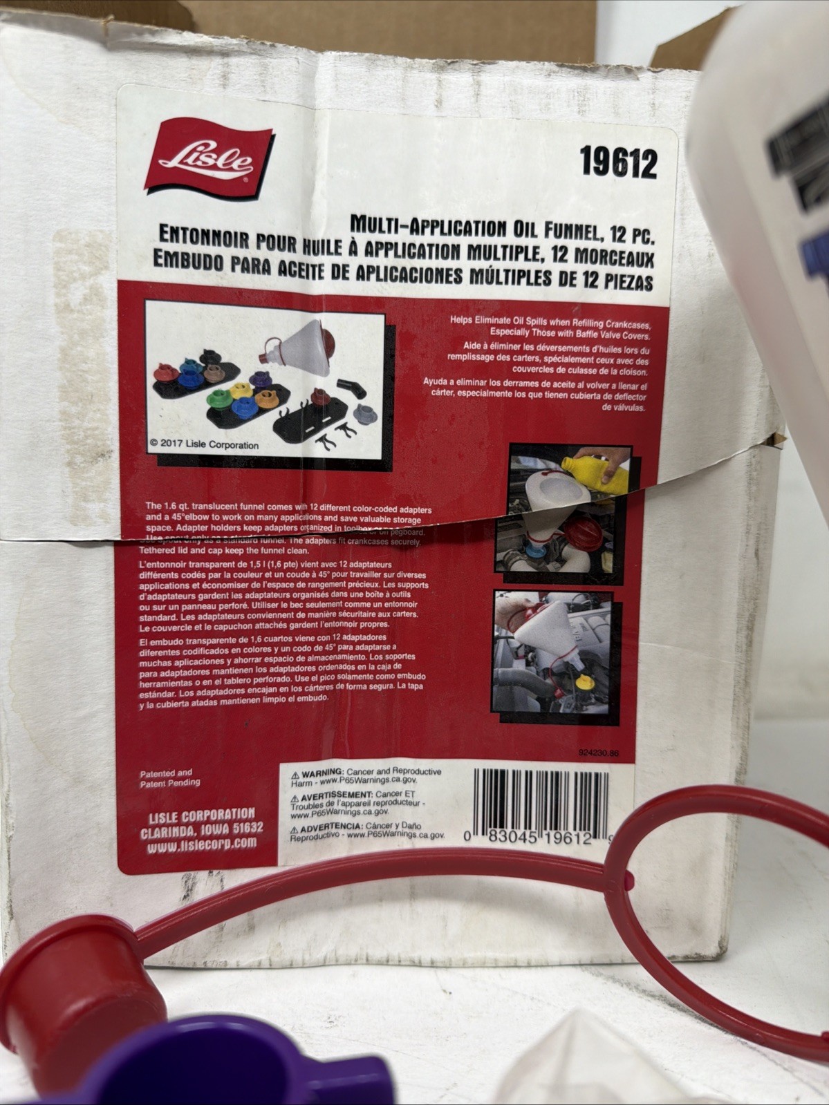 Lisle Multi-Application Oil Funnel, 12 PC. – Part # 19612