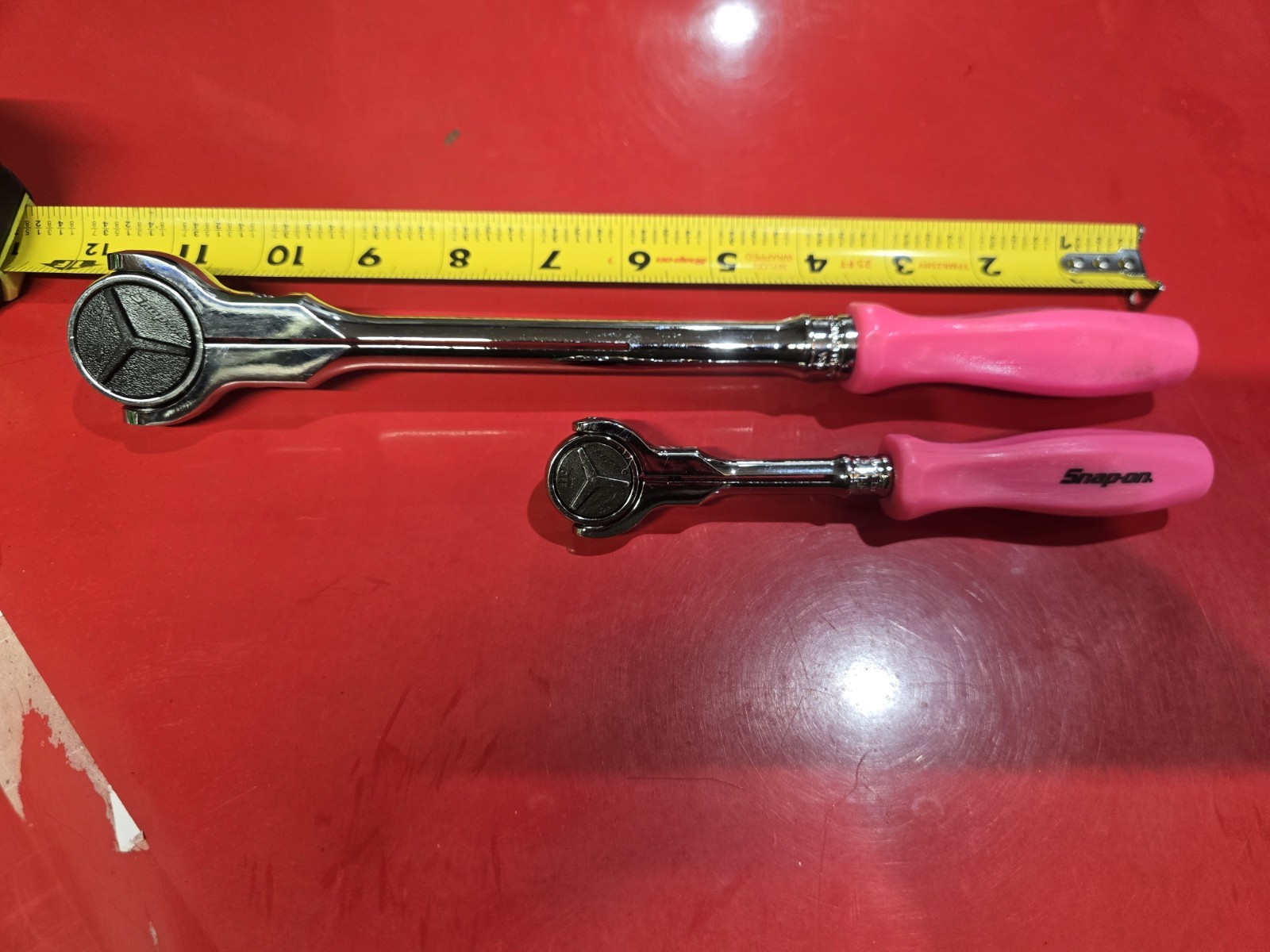 !PINK SNAP ON RARE SWIVEL HEAD SET! 3/8 Drive and 1/4. THNFD72 and FHNFD100. NEW