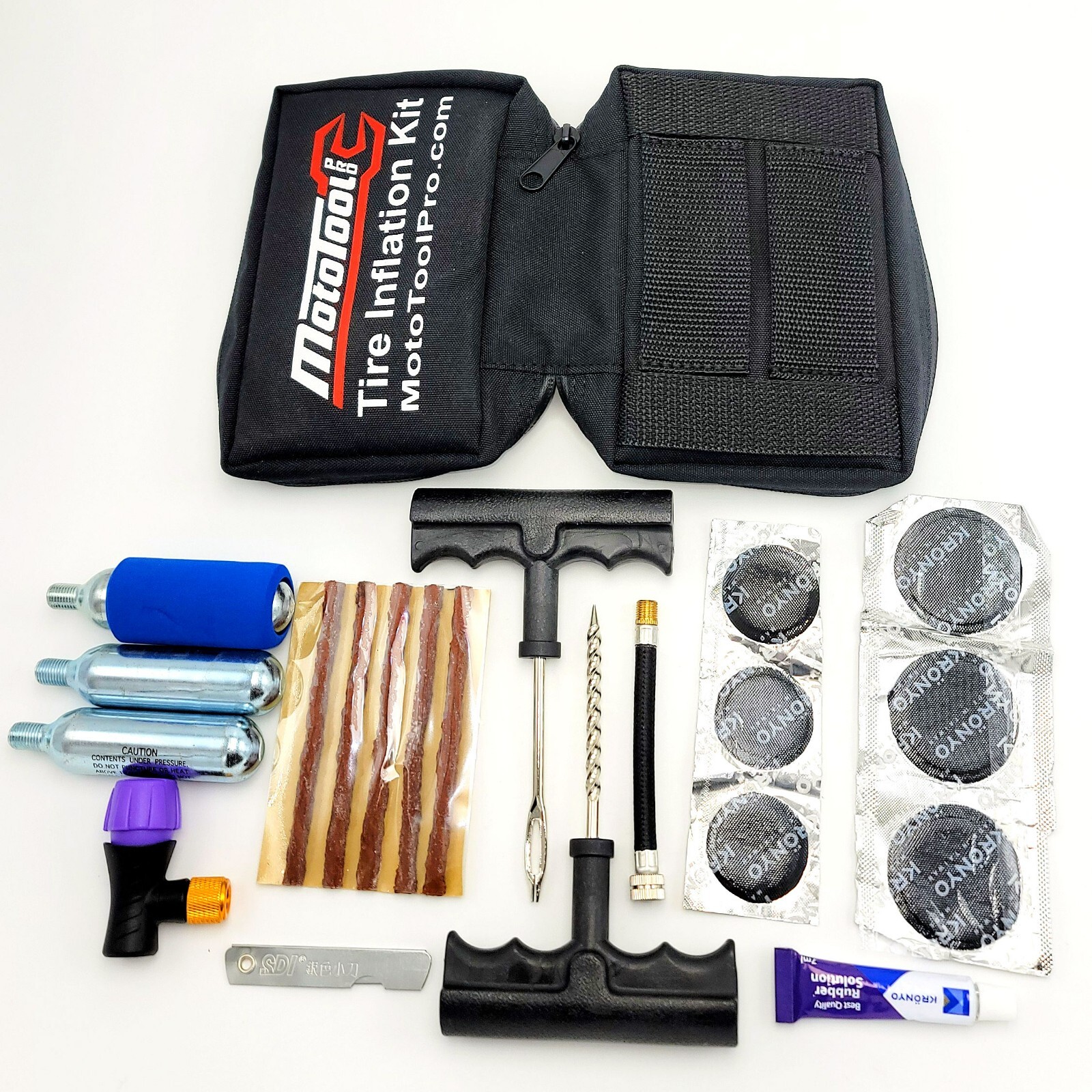 Tire Puncture Repair Inflation Tool Kit Motorcycle Tire Iron Set 3 each ATV UTV