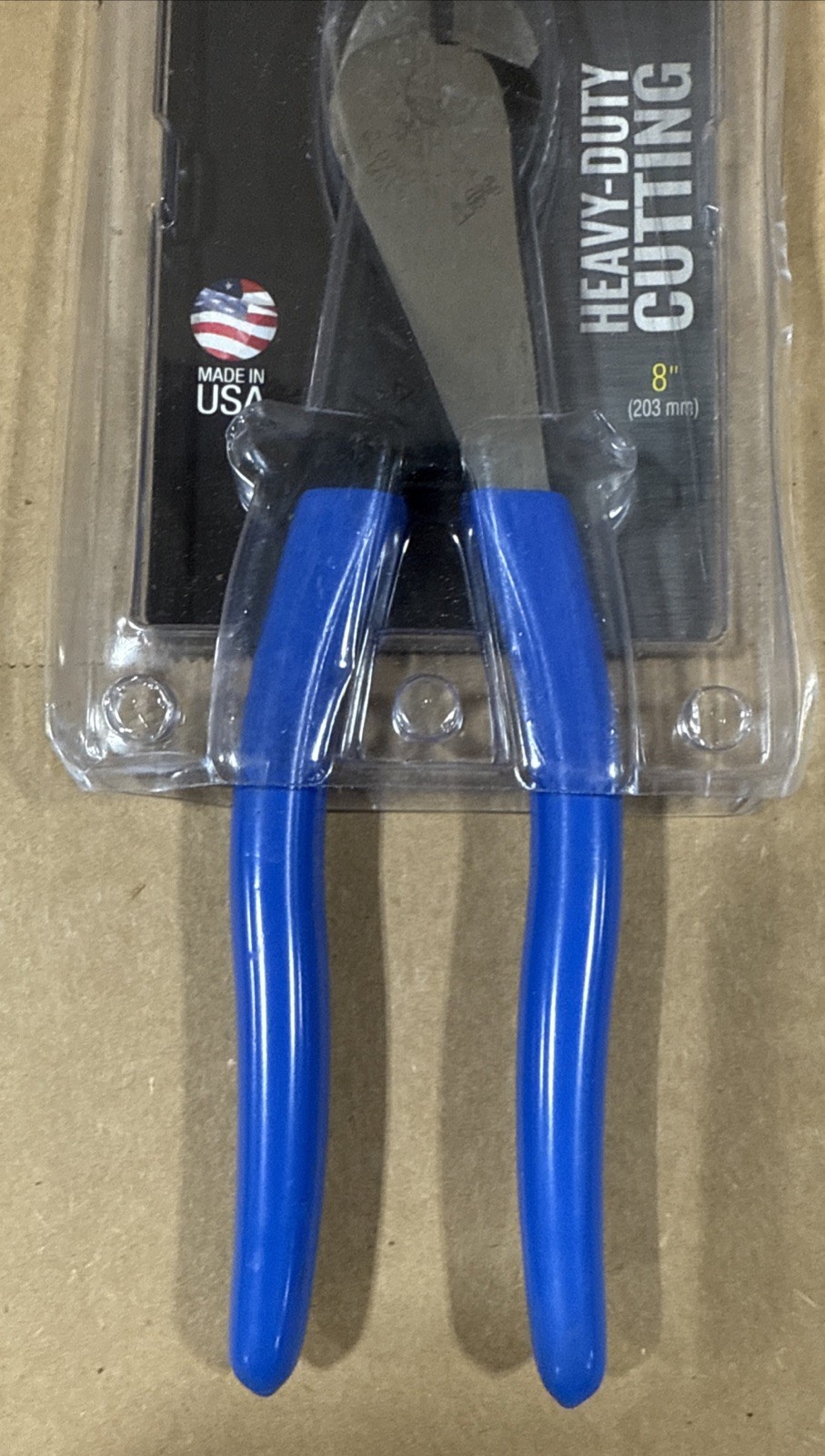 Klein Tools 8” High-Leverage Diagonal-Cutting Pliers Heavy Duty D2000-28 USA NEW