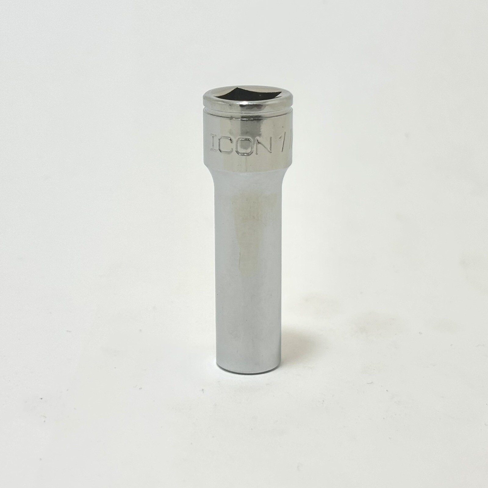 NEW ICON 11/32 INCH DEEP SOCKET 3/8” DRIVE SAE INCH 6 POINT POLISHED S2SD34