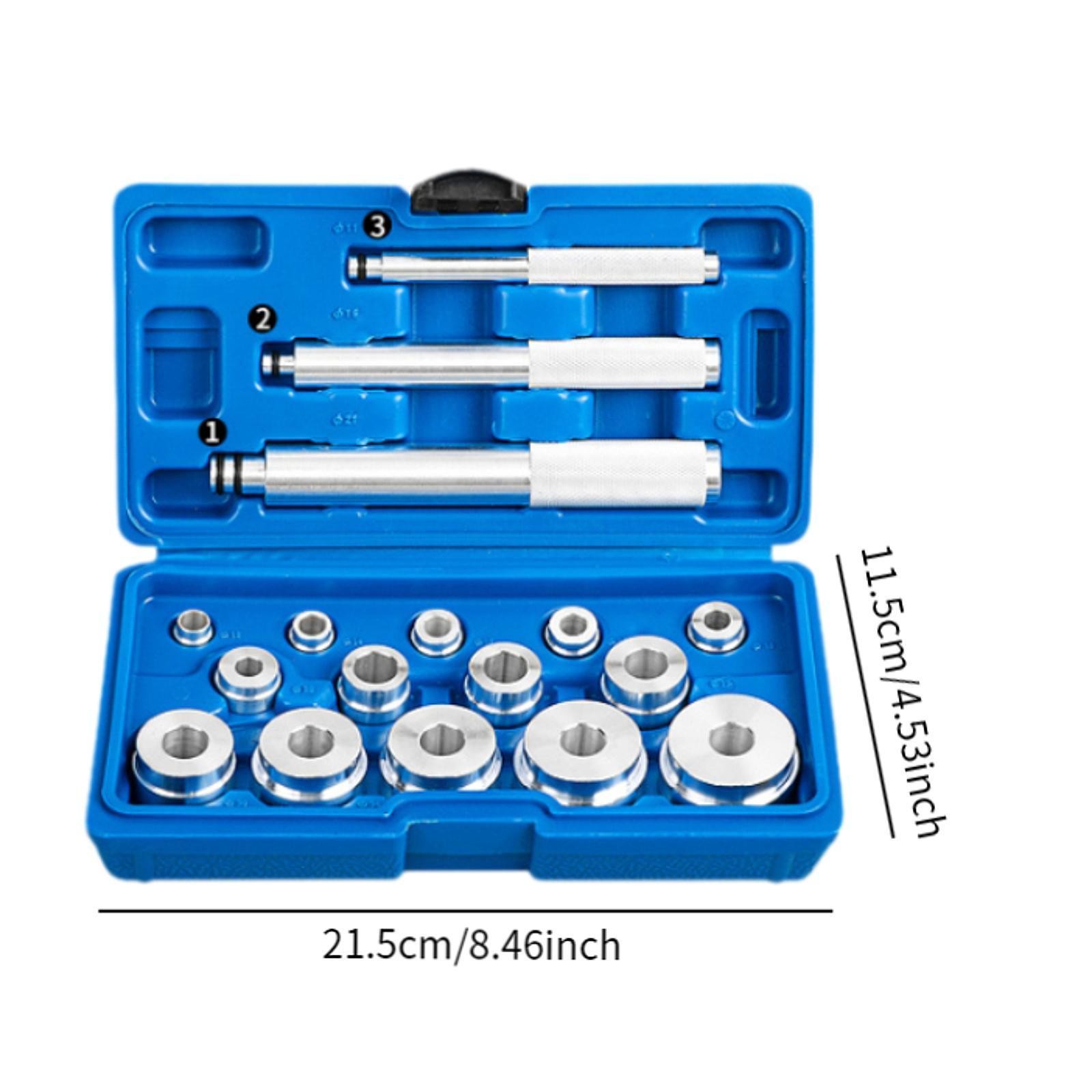 17 Pieces Seal Installer Bearing Driver Kit Bearing Race and Seal Driver Set