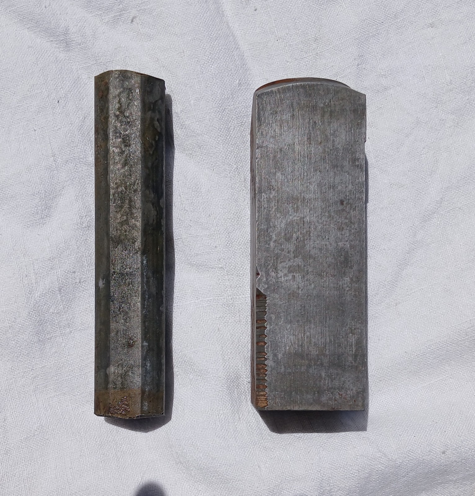 2 Steel Auto Bodywork Dolly’s Octagon And Rectangle Anvils