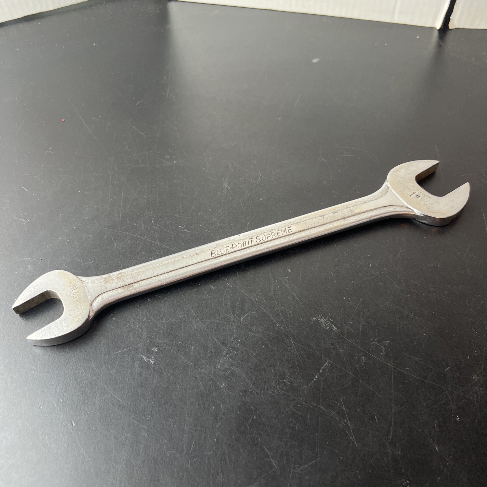 BLUE POINT SUPREME S-3032 15/16 X 1″ AF open spanner made in USA sold by Snap-on