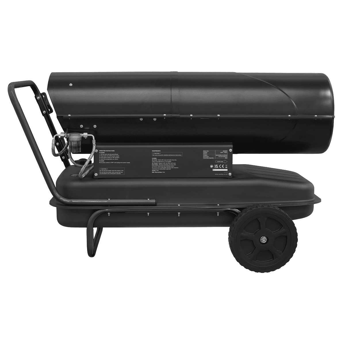 Sealey AB2380 Space Warmer Kerosene/Diesel Heater 240,000Btu/hr