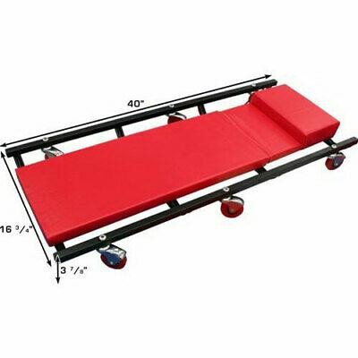 Adjustable Creeper Rolling Seat Work Shop Mechanics Work Repair Stool Chair