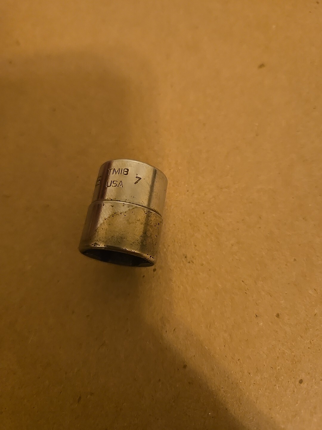 Snap On 1/4″ Drive 9/16″ 6PT Shallow Chrome Socket TM18