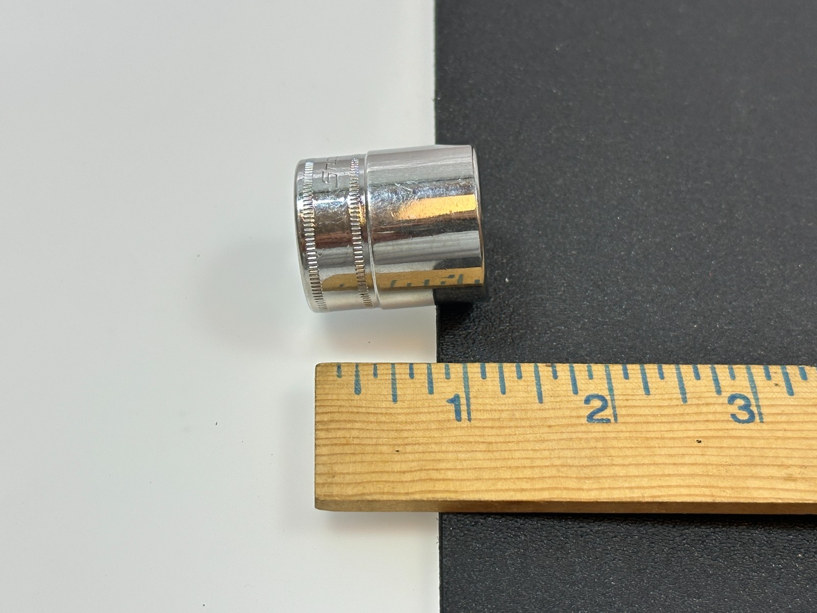 🇺🇸Snap-On Tools USA 3/8 Drive 22mm Metric 6 Point Shallow Chrome Socket FSM221