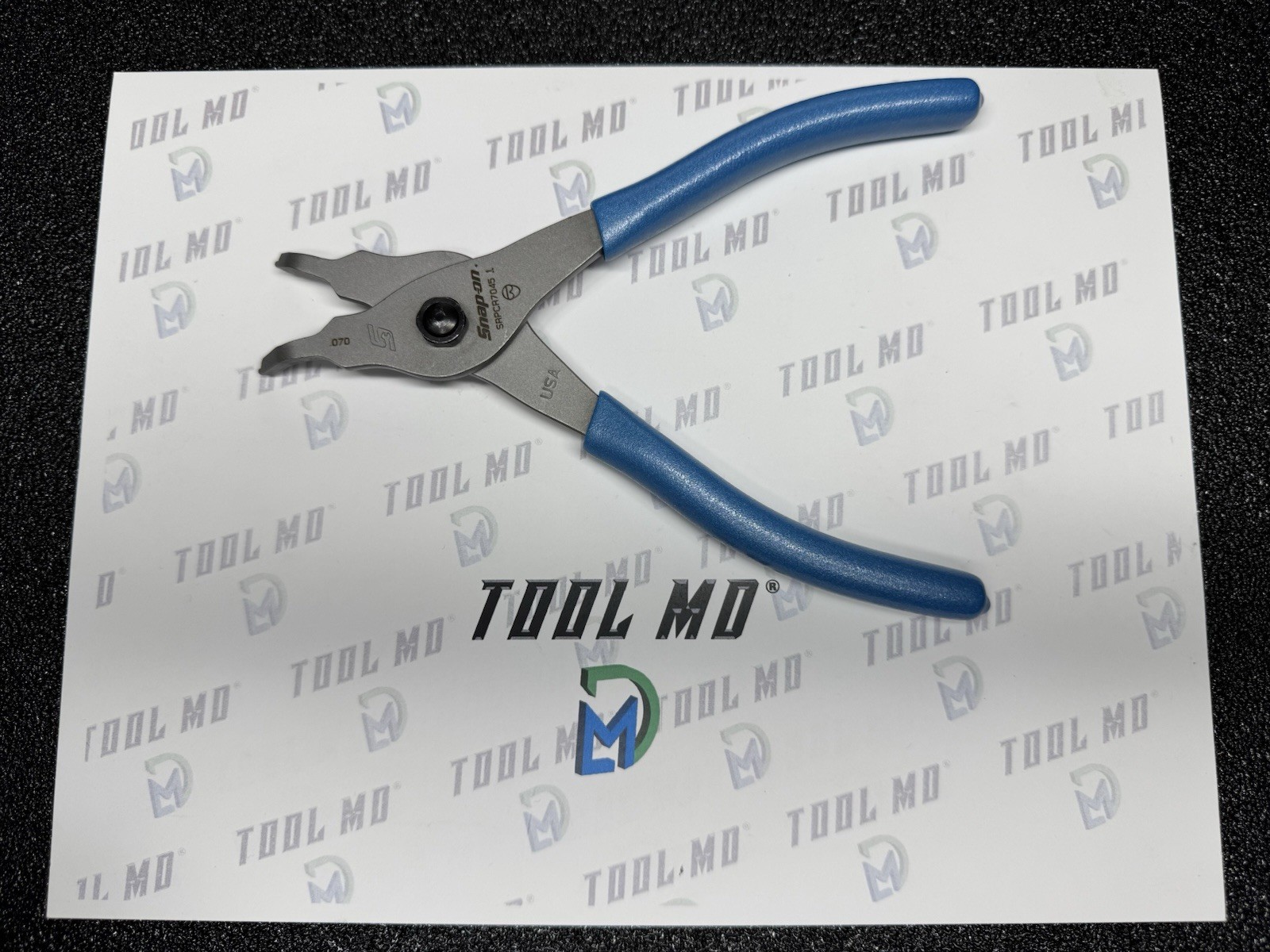 Snap-on Tools USA NEW PEARL BLUE 45° Tip .070 Snap Ring Pliers SRPCR7045