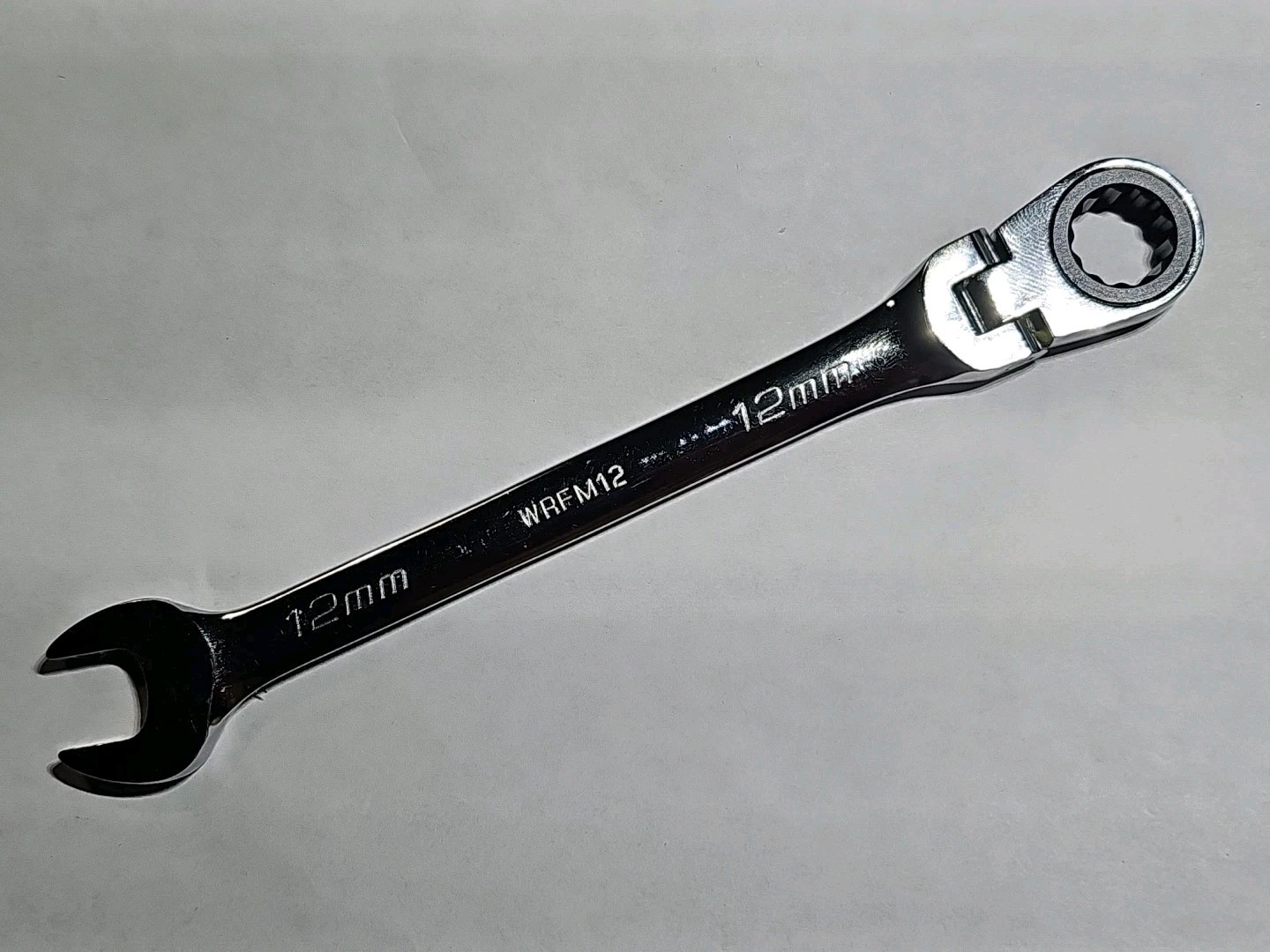 ICON Professional tool wrfm12 12mm 12pt Flex Head ratchet Combination wrench