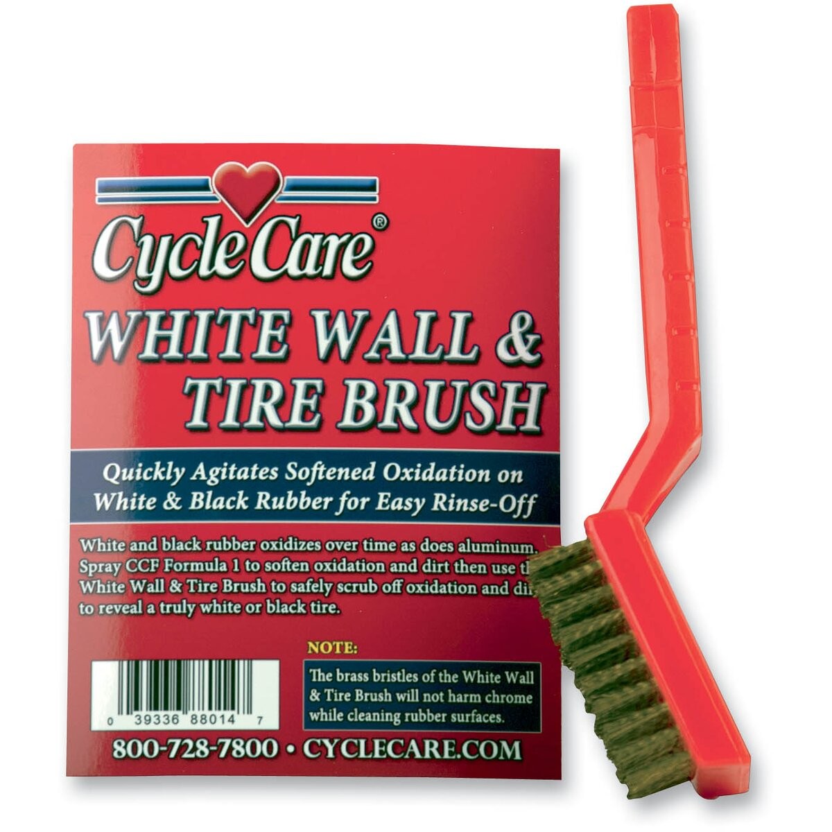 Cycle Care Formulas Whitewall Tire Brush – 88014