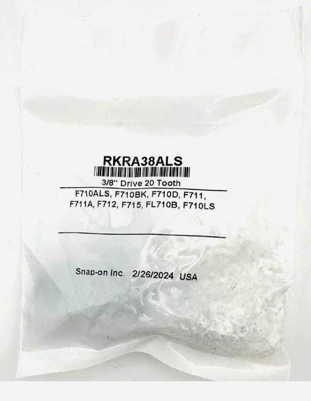 NEW Snap-on 3/8″ Drive 20 Tooth Ratchet Repair Kit Parts RKRA38ALS F710 F711 712