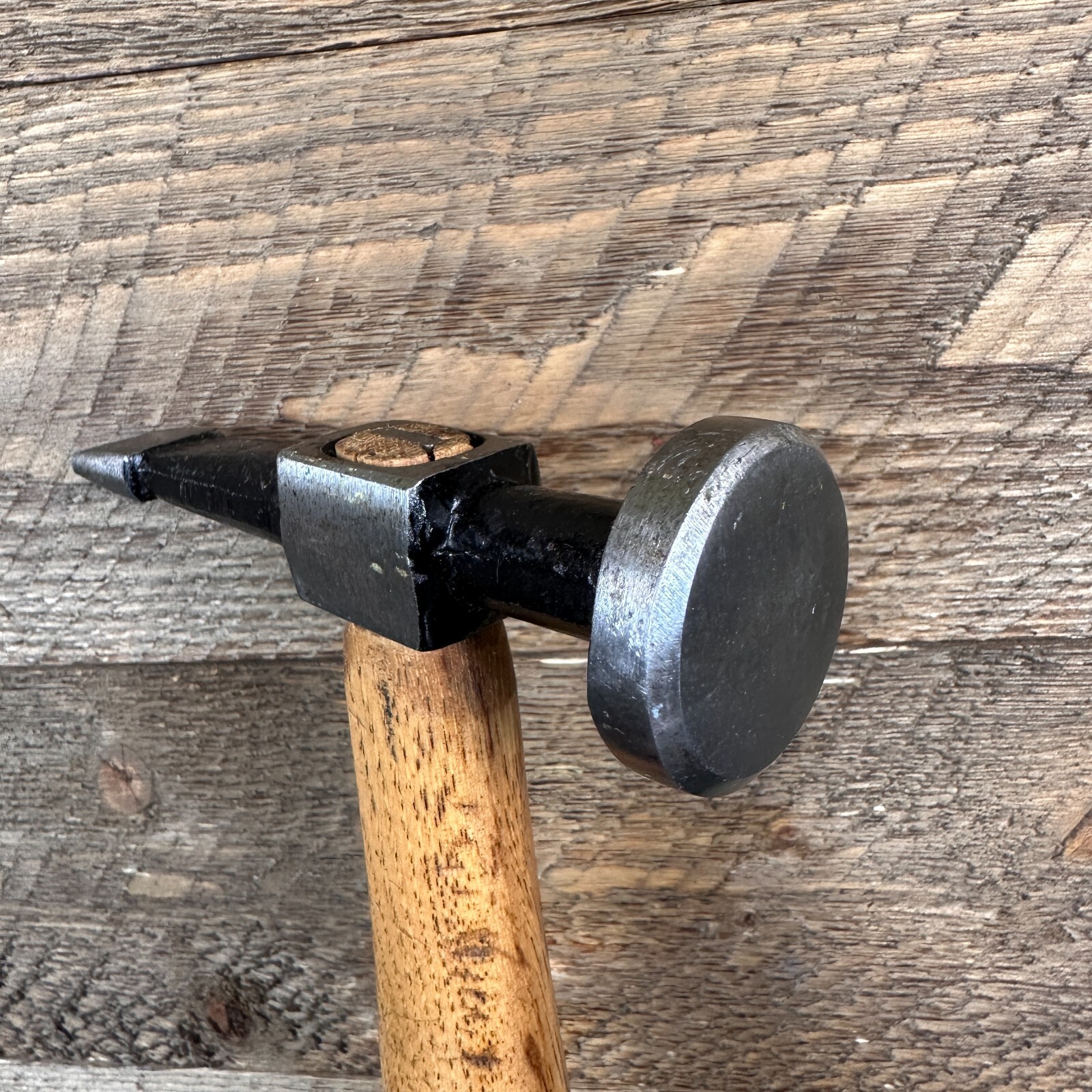 Vintage Auto Body Cross Peen Finishing Hammer 16 oz. Fire Brand