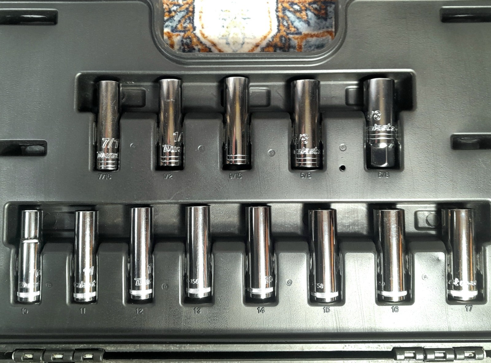 Duralast 61-750 90-Piece (89pc.) Multiple Drive Ratchet/Socket SAE/Metric Set