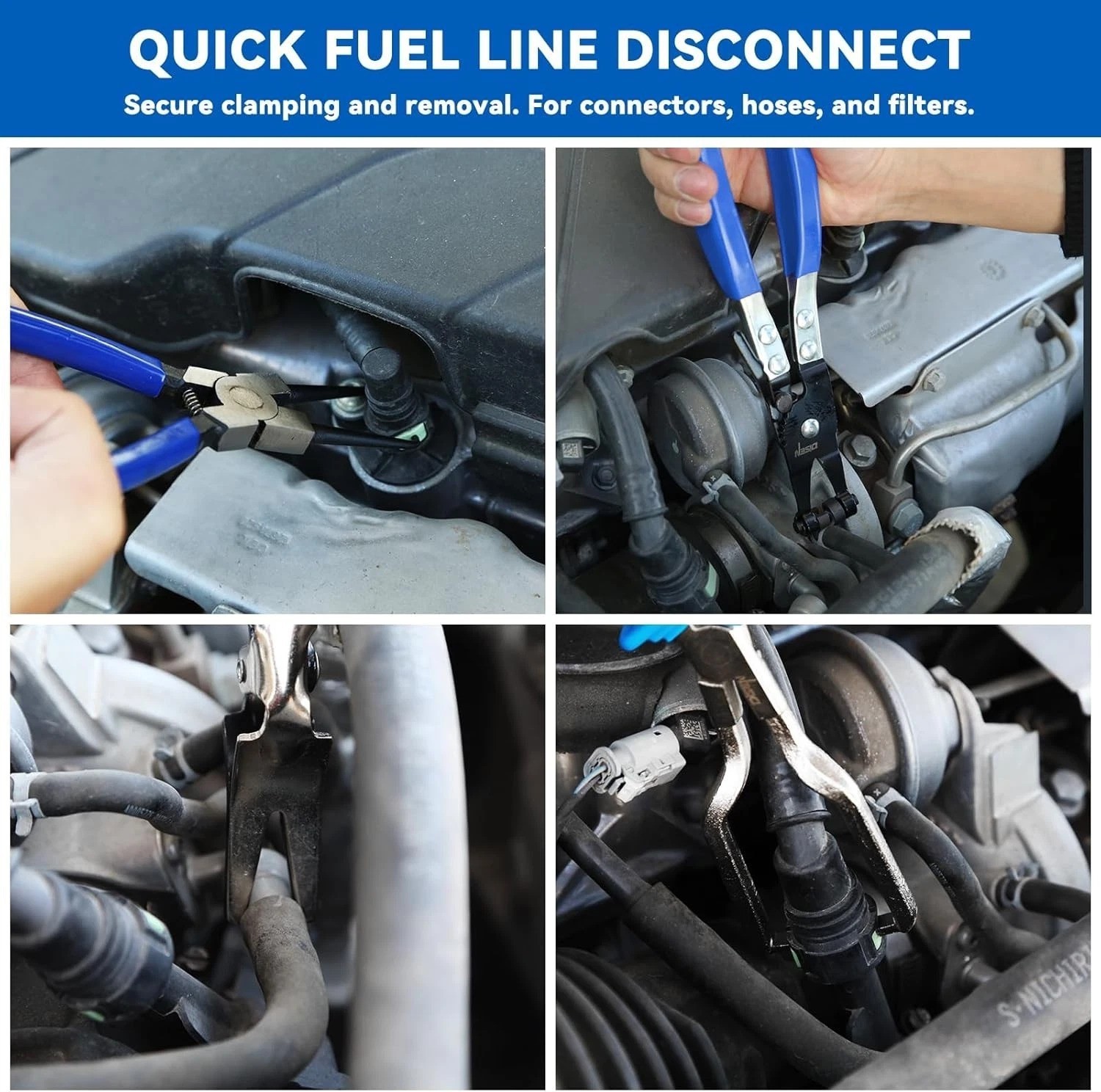13PCS Automotive Electrical Disconnect & Fuel Line Tool Set with Storage Bags