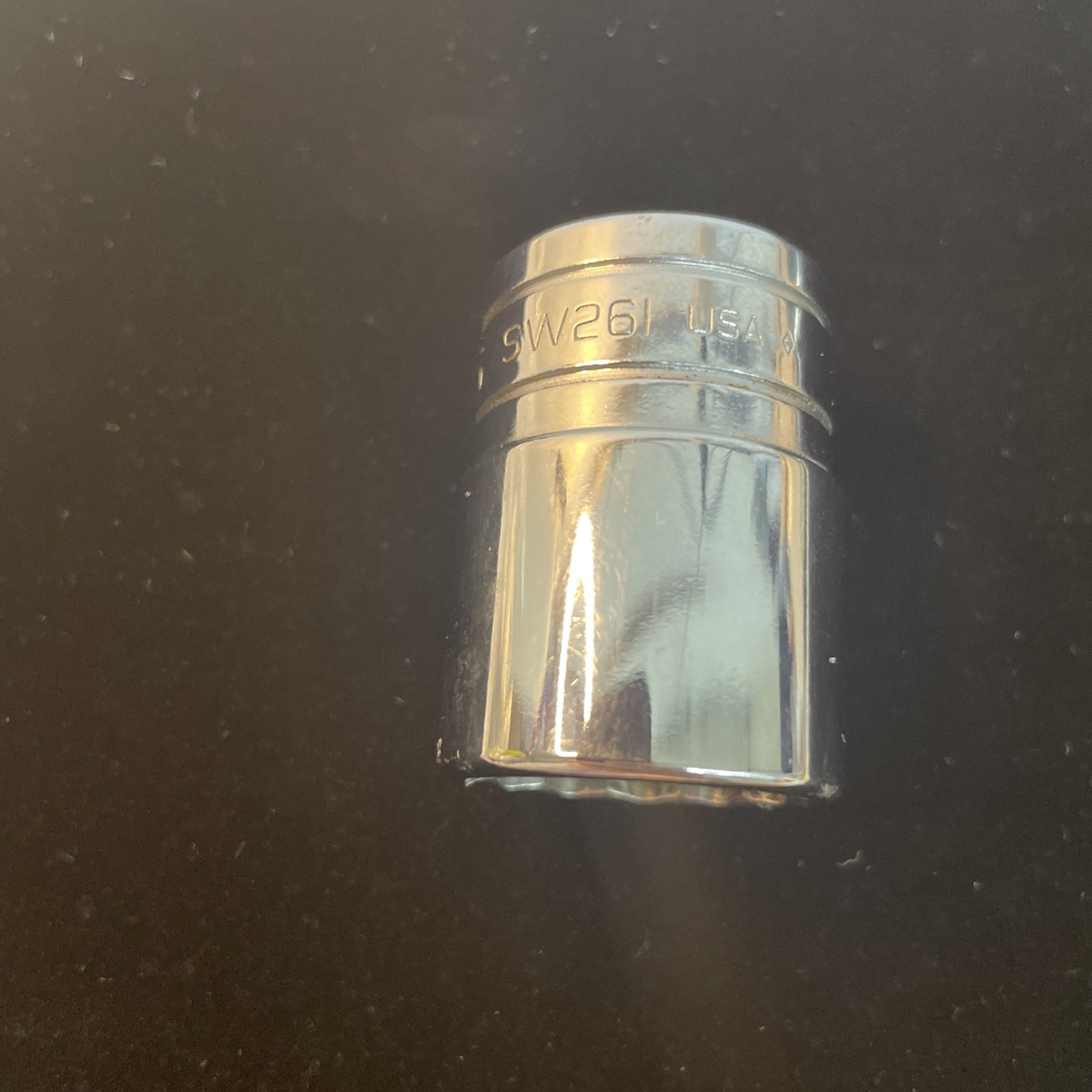 Snap On Tool SW261 – 1/2 Dr 12Pt SAE 13/16 Flank Dr Shallow Chrome Socket USA