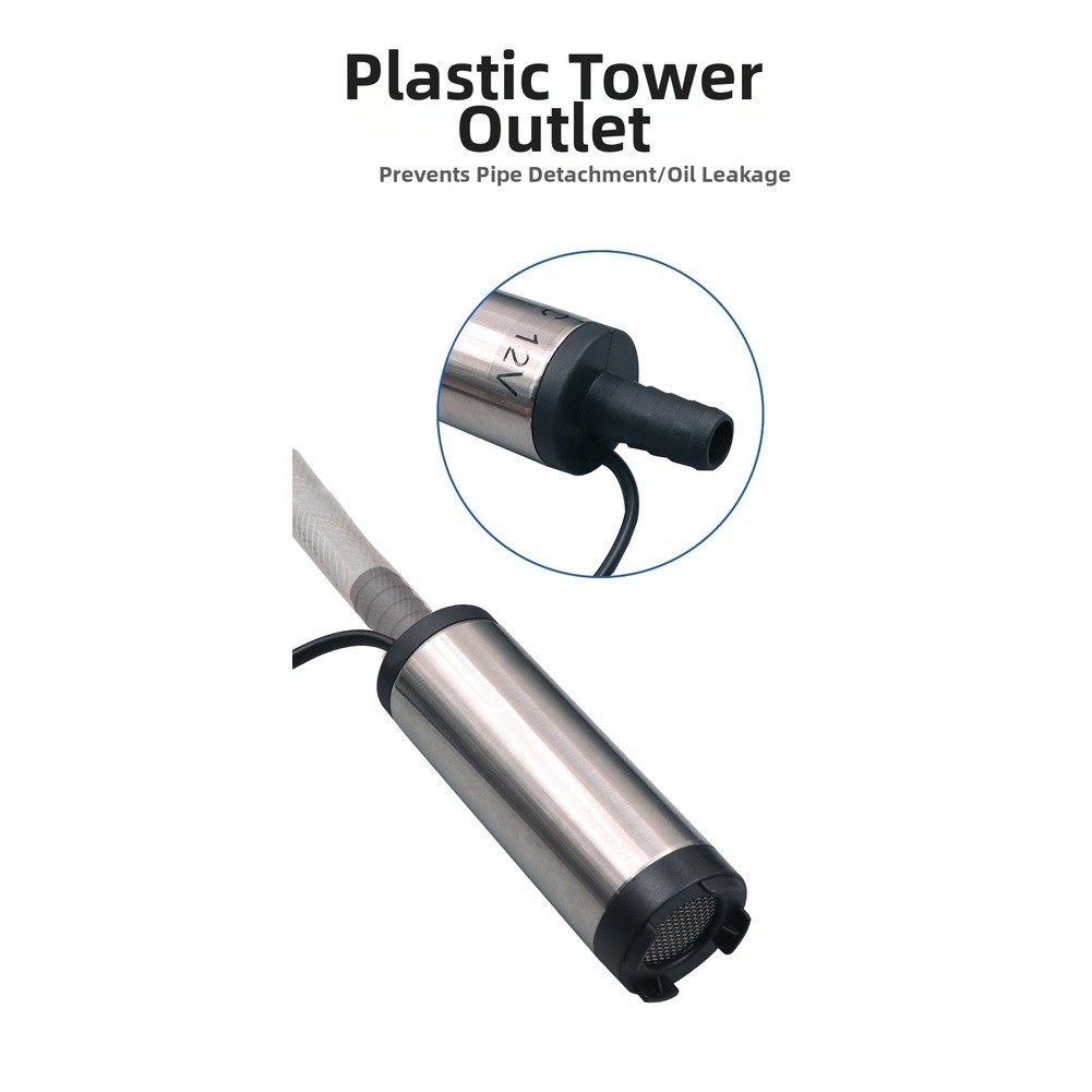 Portable 12V 24V DC Submersible Water Pump for Efficient Liquid Transfer