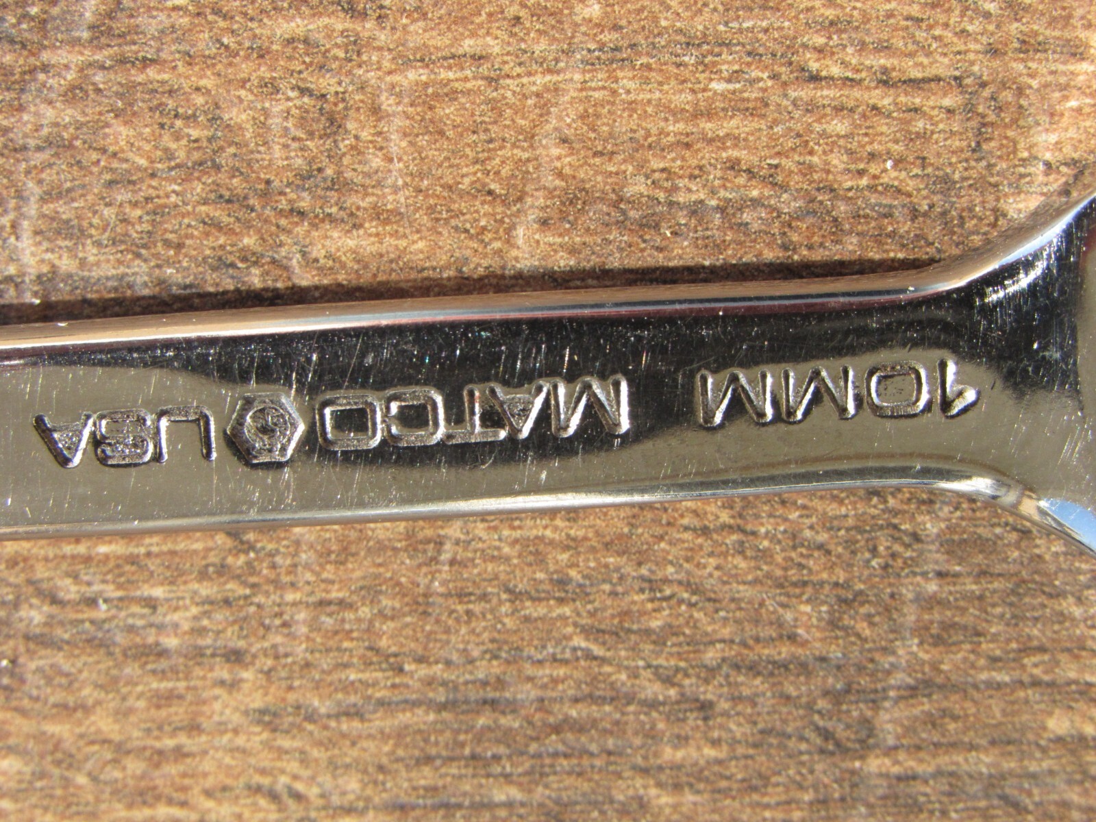 RARE MATCO 10MM WBF10M6 CHROME METRIC SPECIALTY WRENCH 10 MM WBF10 M6 NICE USED