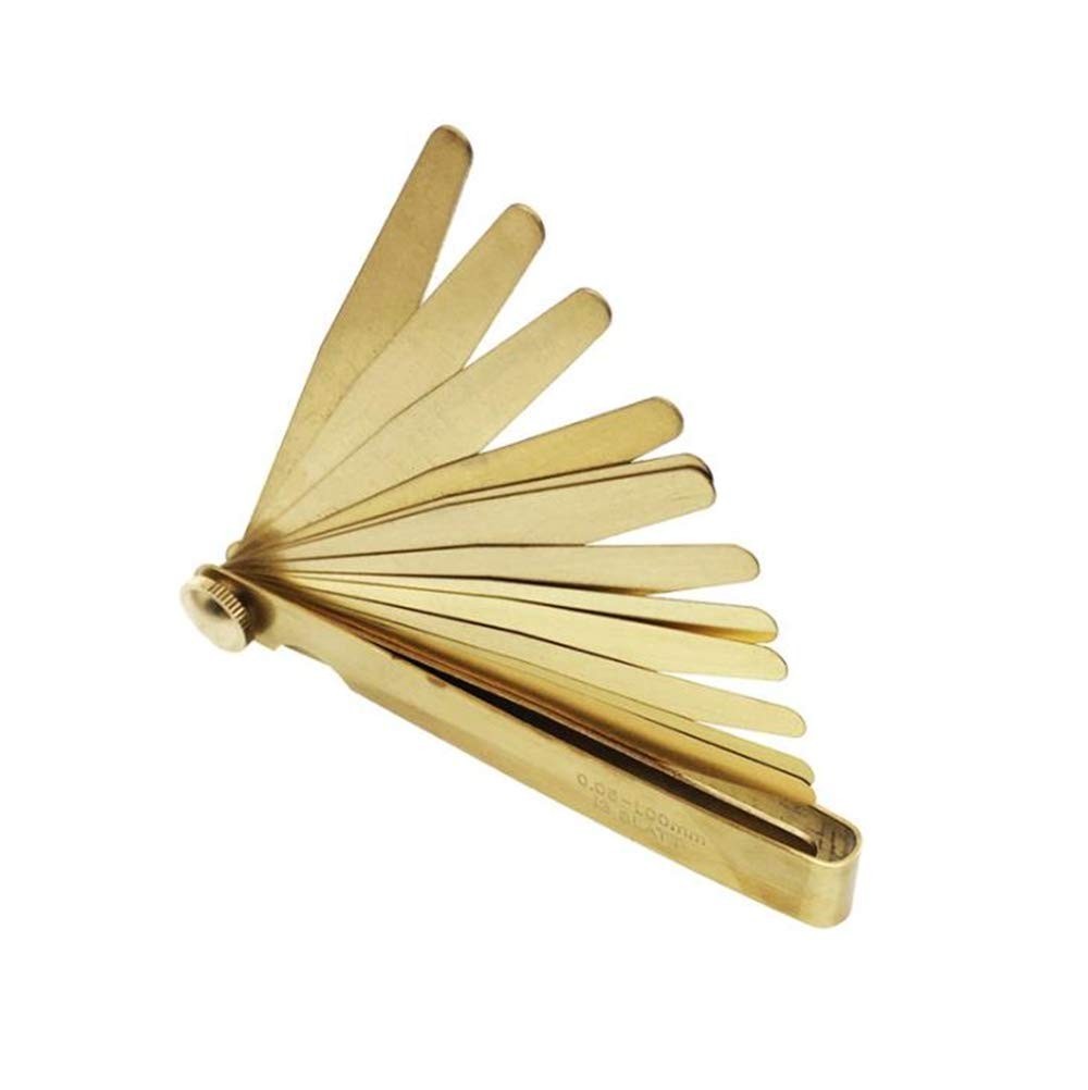 Multi-Use Brass Feeler Gauge for Precision in Automotive and Industrial Settings