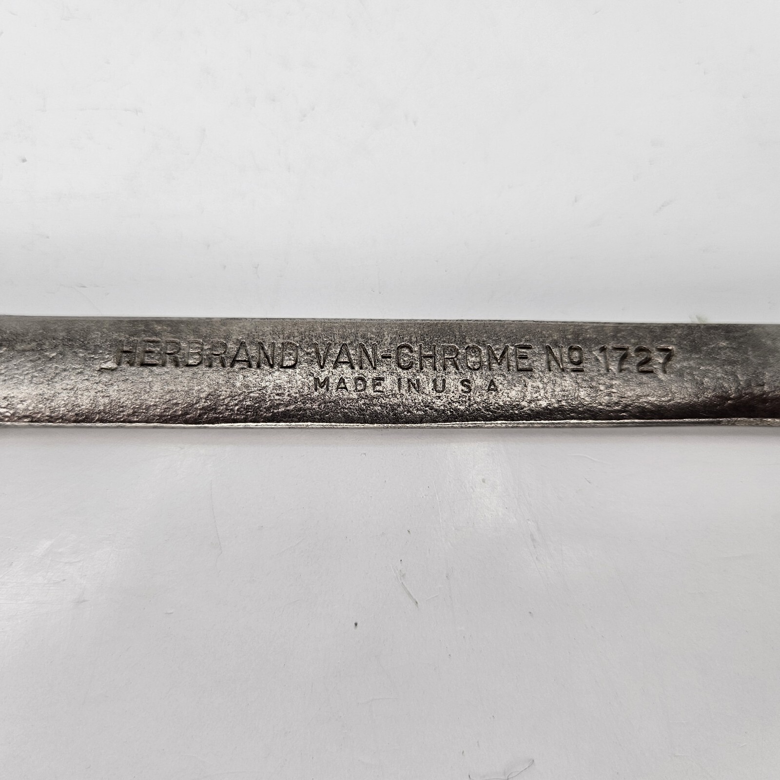 Vintage Herbrand Van-Chrome #1727 Steel Open End Wrench 5/8″ – 9/16″ USA